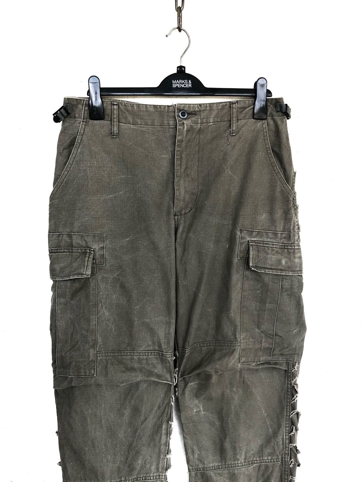 Needles Toilet Nepenthes Reconstruct military Cargo Pants Size US 34 / EU 50 - 4 Thumbnail