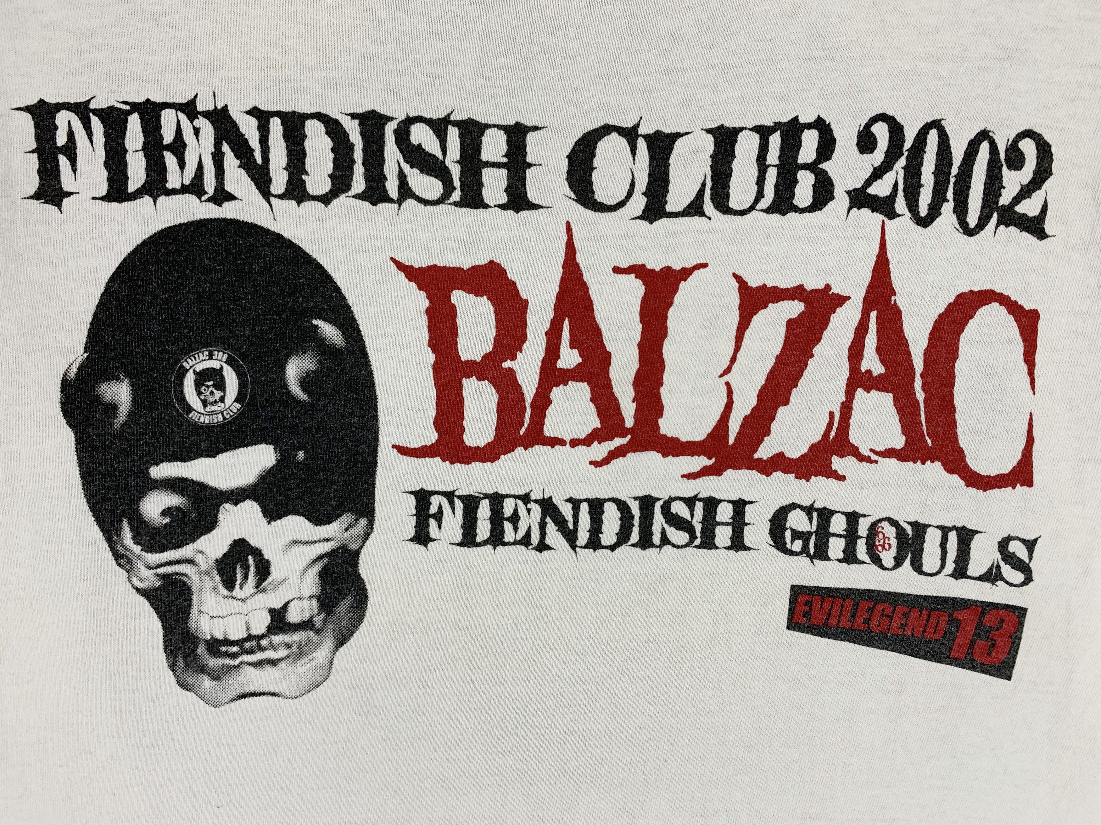 Band Tees × Vintage Balzac fiendish club punk concert tour vintage 00s shirt Size US S / EU 44-46 / 1 - 3 Thumbnail