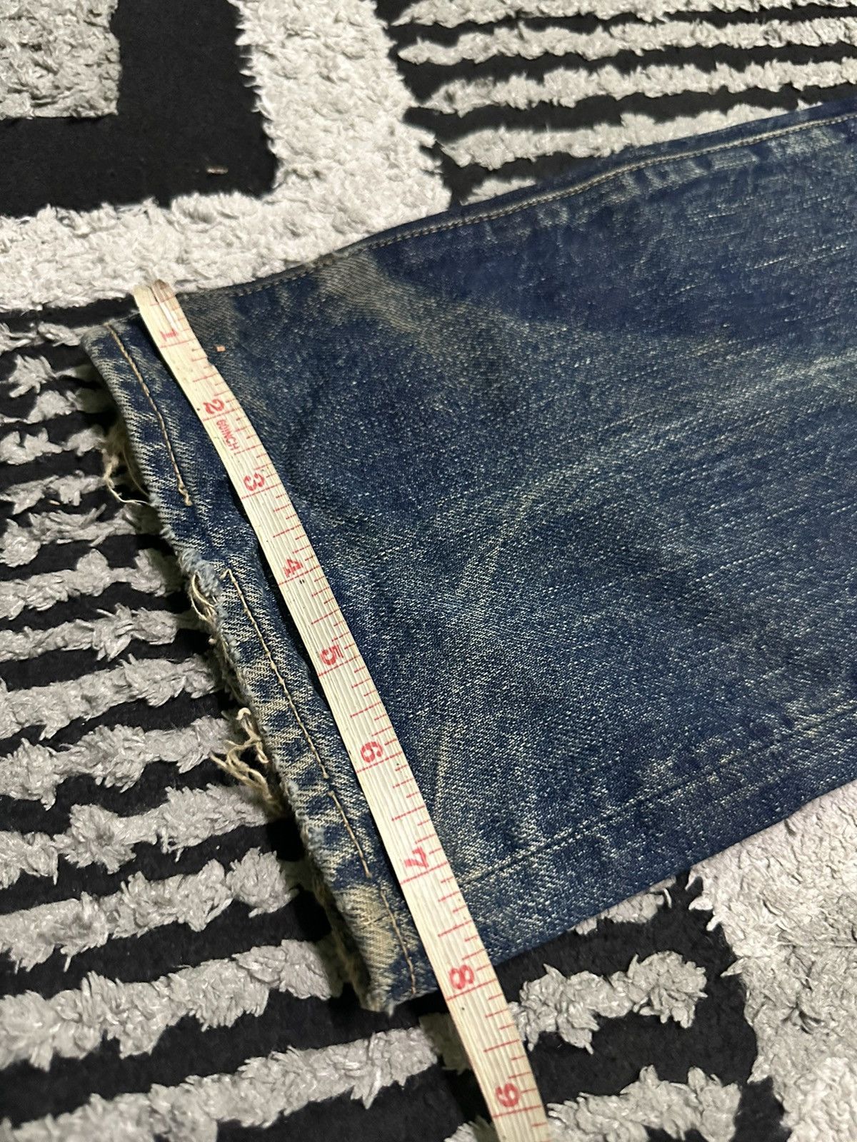 Blue Blue Japan 28x29 Blue blue Japan rusty wash denim jeans Size US 28 / EU 44 - 12 Thumbnail