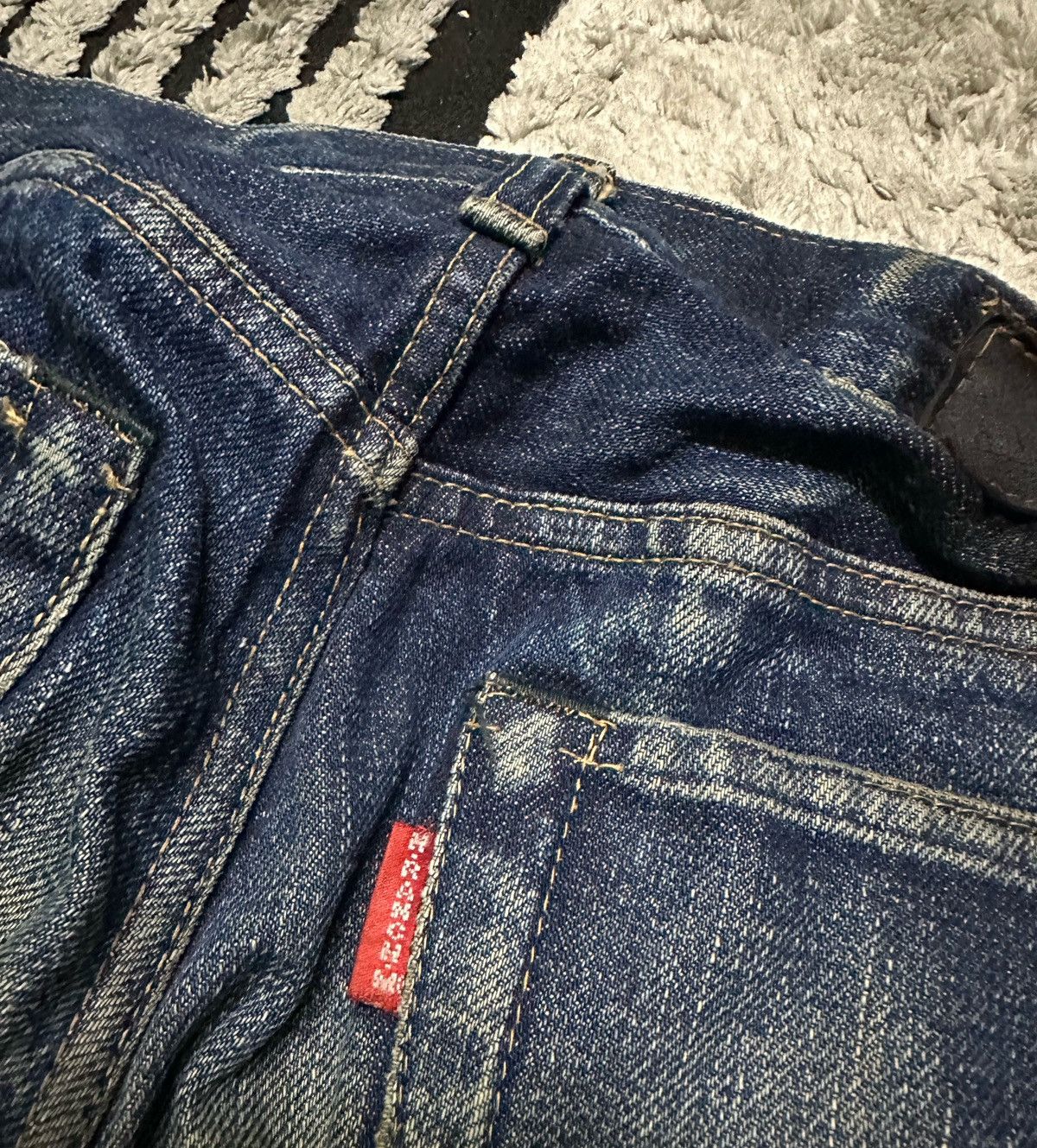 Blue Blue Japan 28x29 Blue blue Japan rusty wash denim jeans Size US 28 / EU 44 - 8 Thumbnail