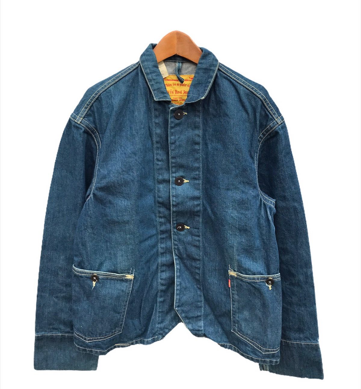 Levi's Vintage Levi’s dark blue denim jacket Size US M / EU 48-50 / 2 - 1 Thumbnail