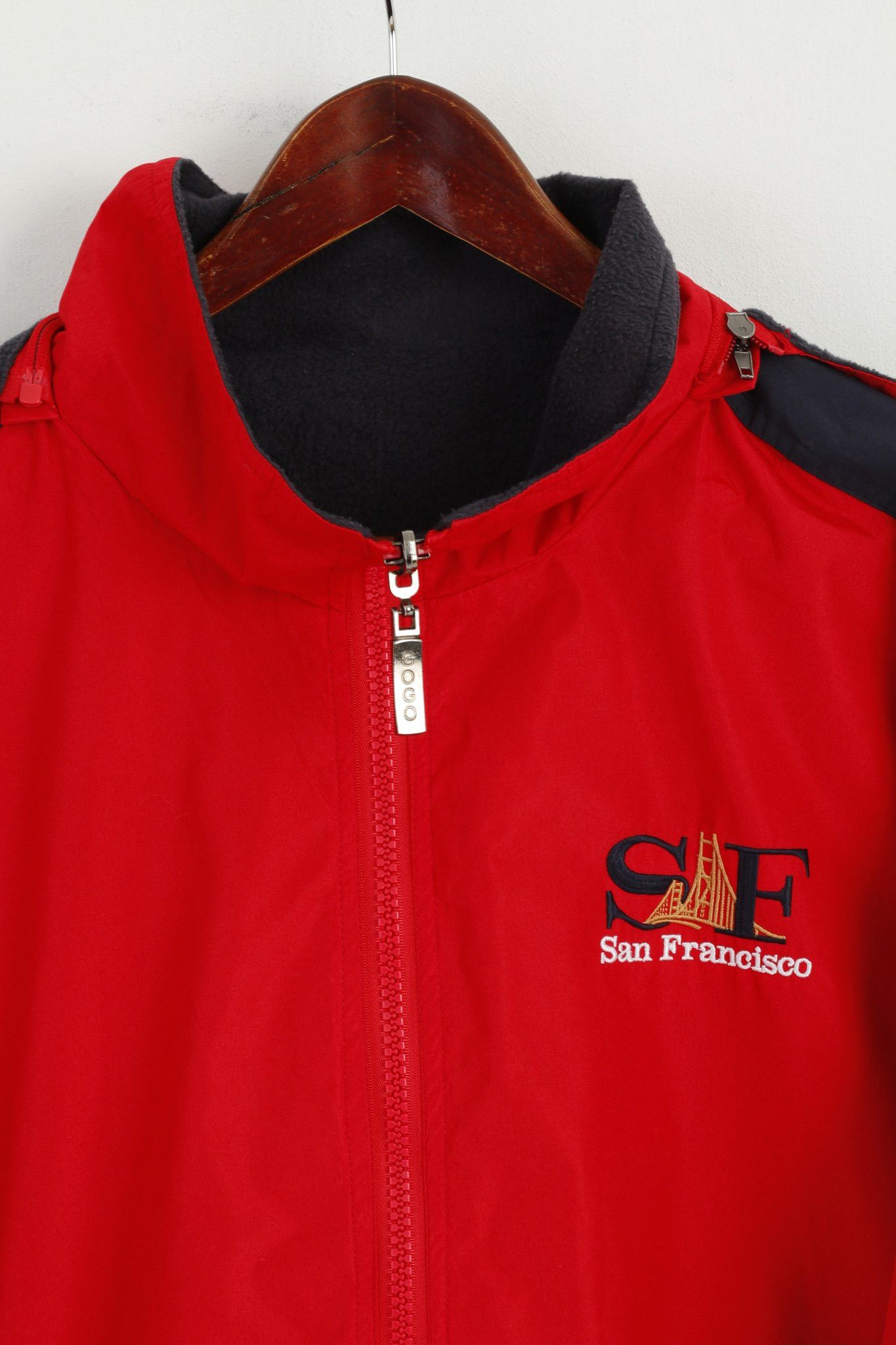 Gogo Sports San Francisco Men XXL Jacket Reversible 2528