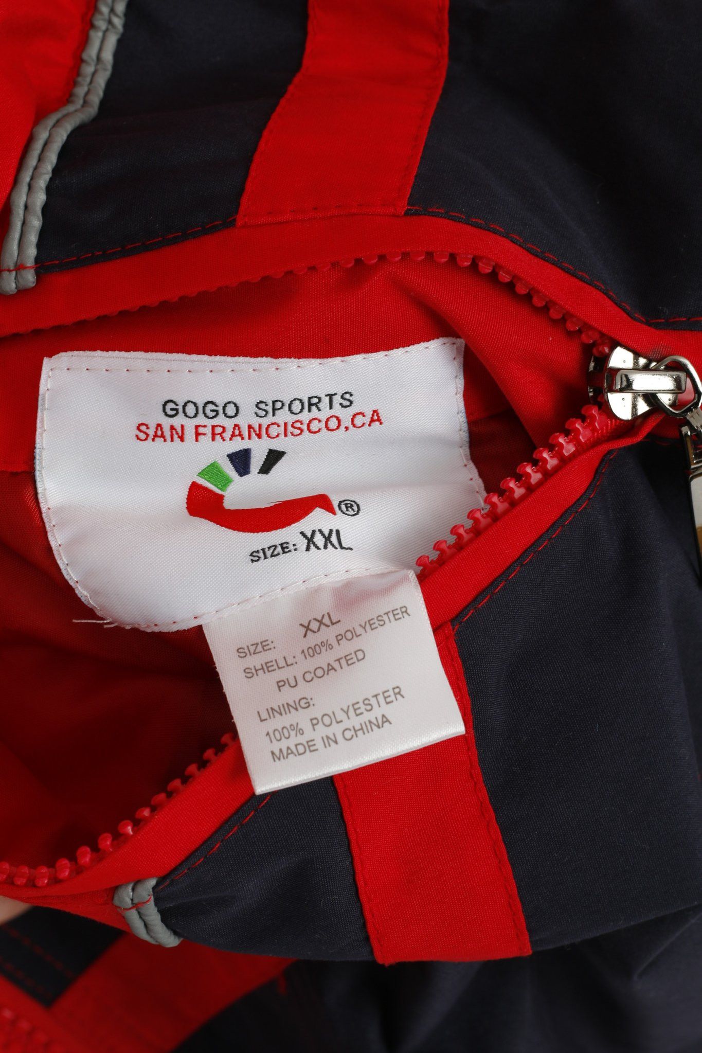 Gogo Sports San Francisco Men XXL Jacket Reversible 2528