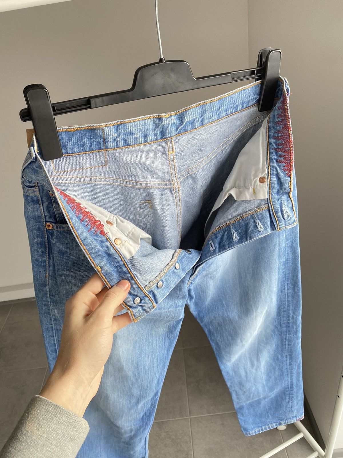 Levi's Levis 501 Jeans Blue Denim Size US 32 / EU 48 - 10 Thumbnail