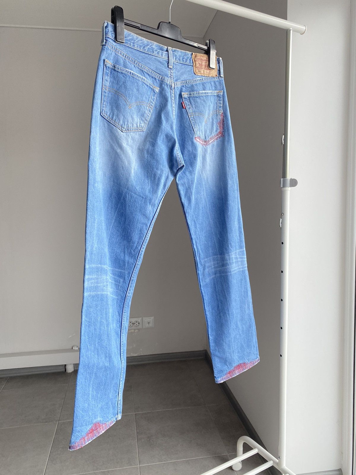 Levi's Levis 501 Jeans Blue Denim Size US 32 / EU 48 - 2 Thumbnail