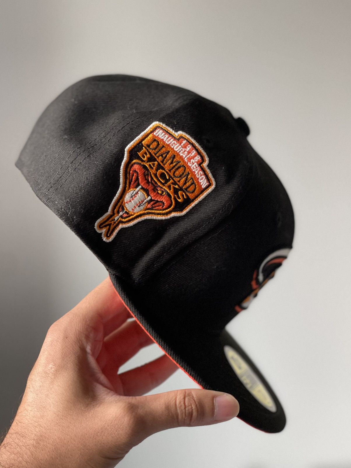 Hat Club × MLB × New Era 7 1/8 Hat Club Exclusive “Glow my God” Arizona Diamondbacks Size ONE SIZE - 3 Thumbnail