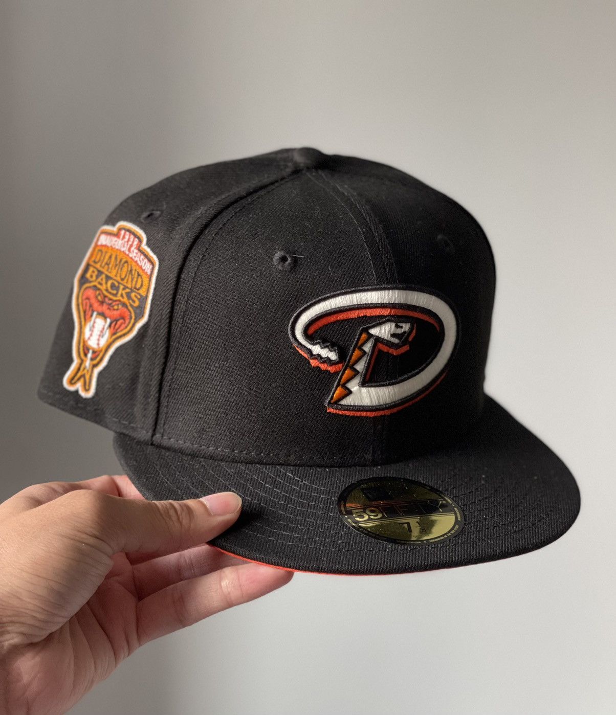 Hat Club × MLB × New Era 7 1/8 Hat Club Exclusive “Glow my God” Arizona Diamondbacks Size ONE SIZE - 2 Thumbnail