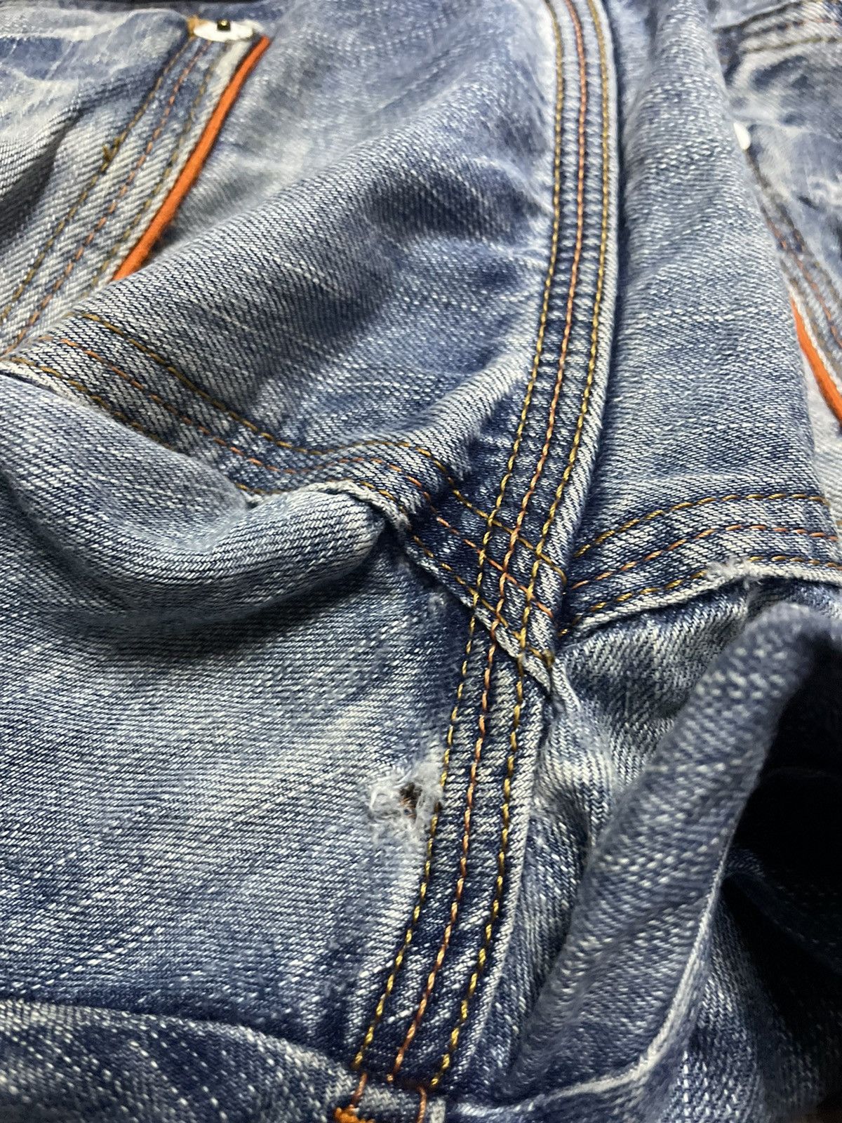 If Six Was Nine Genoese Japan Aging Distressed Custom Denim Size US 38 / EU 54 - 13 Thumbnail