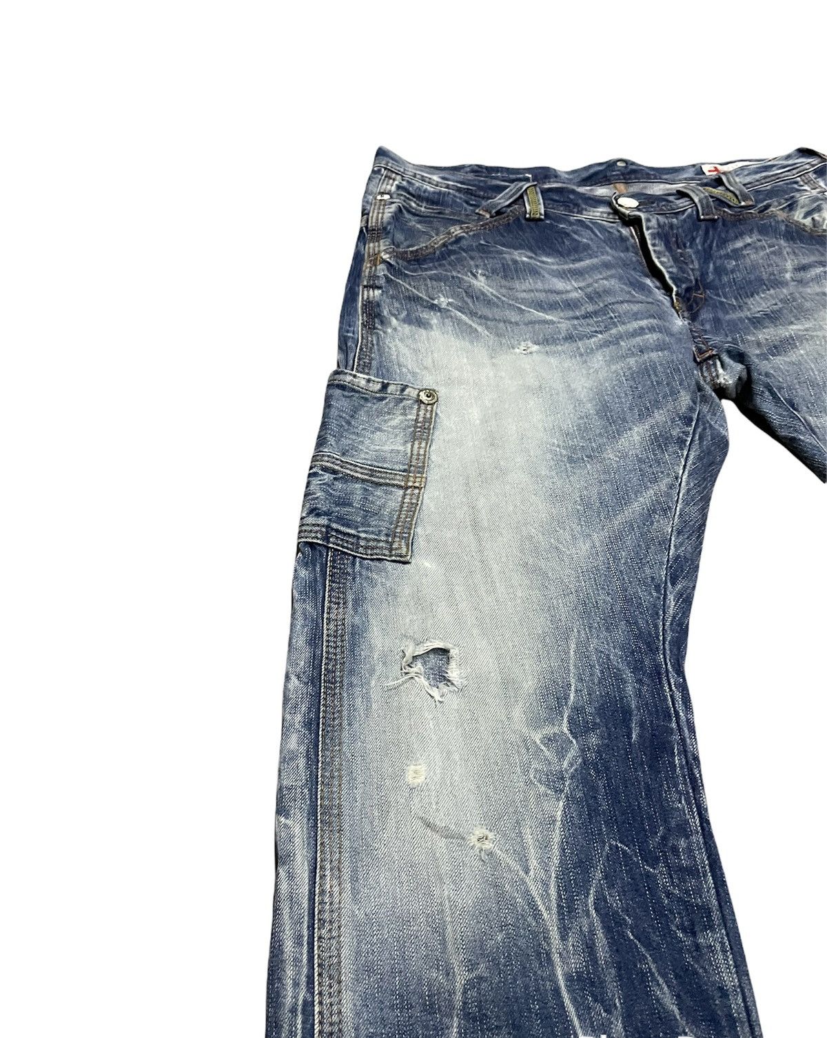 If Six Was Nine Genoese Japan Aging Distressed Custom Denim Size US 38 / EU 54 - 4 Thumbnail