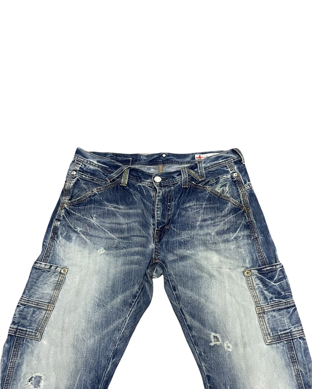 If Six Was Nine Genoese Japan Aging Distressed Custom Denim Size US 38 / EU 54 - 5 Thumbnail