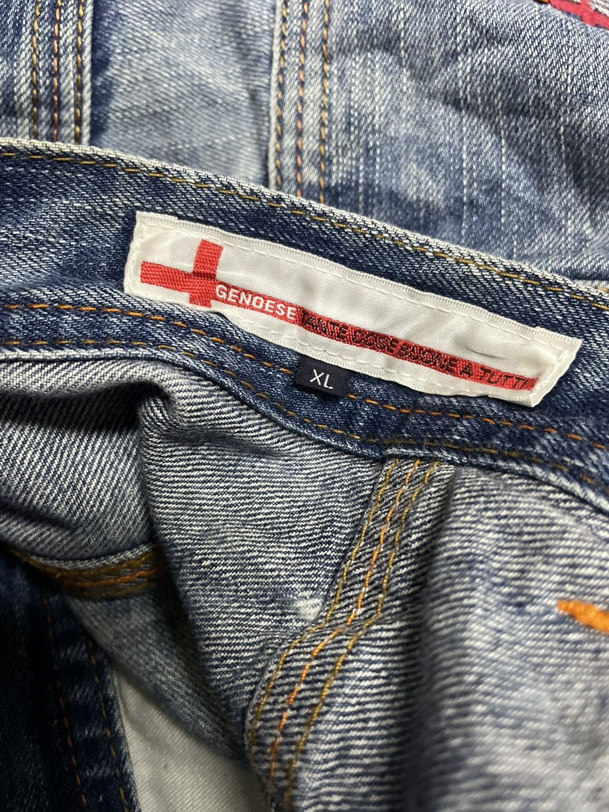 If Six Was Nine Genoese Japan Aging Distressed Custom Denim Size US 38 / EU 54 - 15 Thumbnail