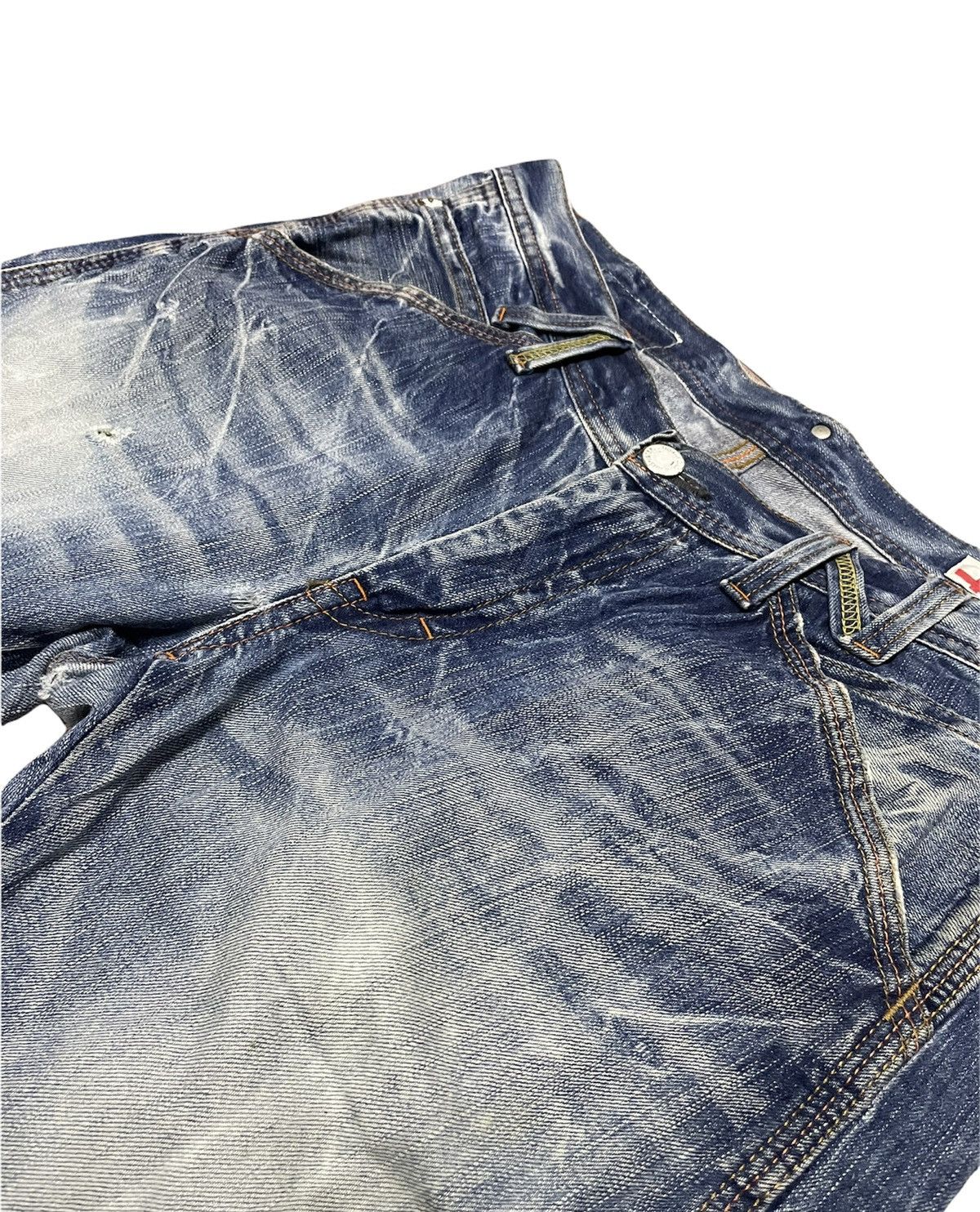If Six Was Nine Genoese Japan Aging Distressed Custom Denim Size US 38 / EU 54 - 6 Thumbnail