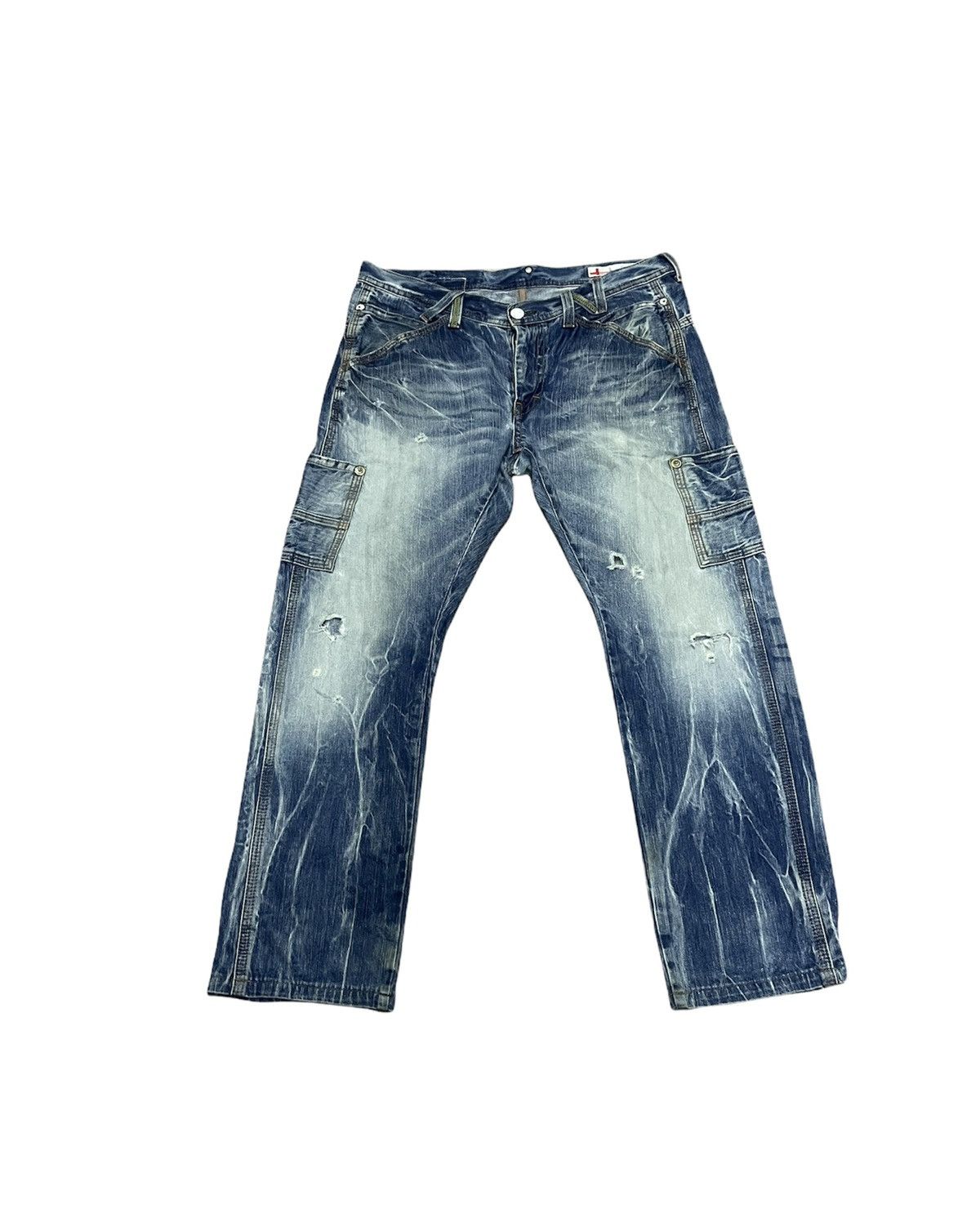 If Six Was Nine Genoese Japan Aging Distressed Custom Denim Size US 38 / EU 54 - 1 Thumbnail