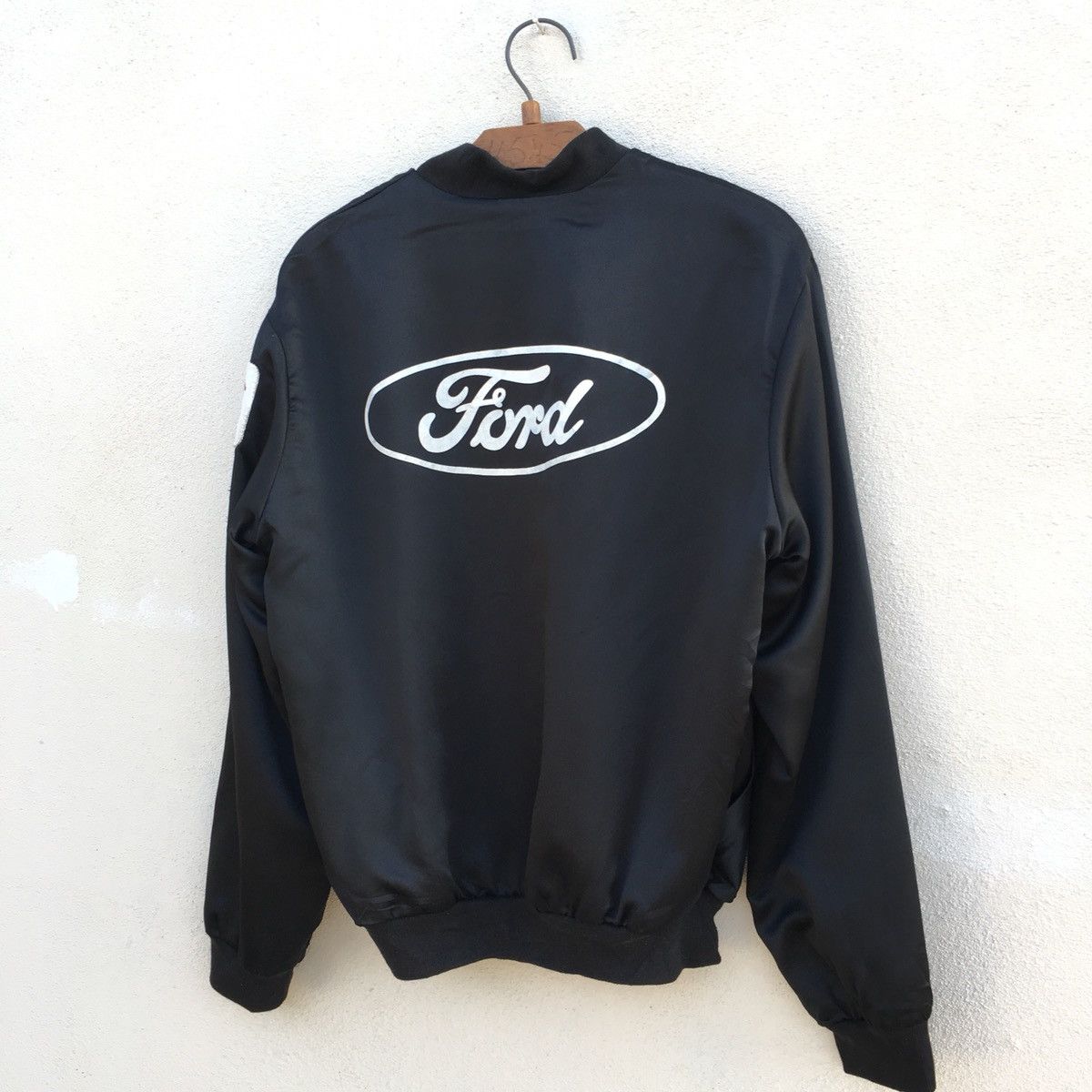 Ford × Vintage Vintage 70s Ford Bomber Graham Withers Drag Racing Jacket Size US M / EU 48-50 / 2 - 2 Thumbnail