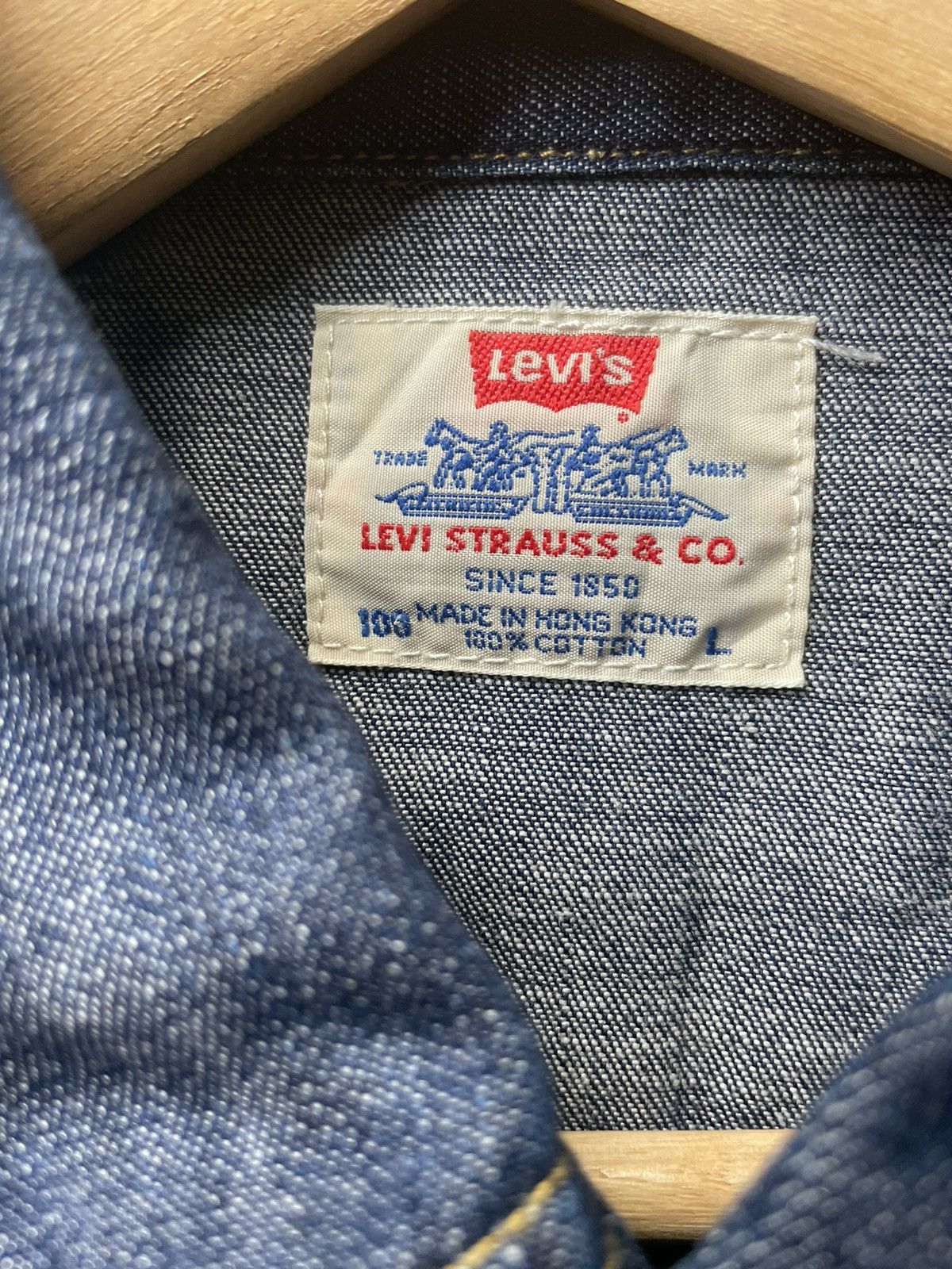Levi's Vintage 1998 Levis Western Shirt Size US L / EU 52-54 / 3 - 14 Thumbnail
