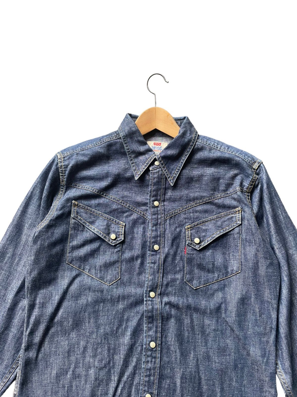 Levi's Vintage 1998 Levis Western Shirt Size US L / EU 52-54 / 3 - 3 Thumbnail