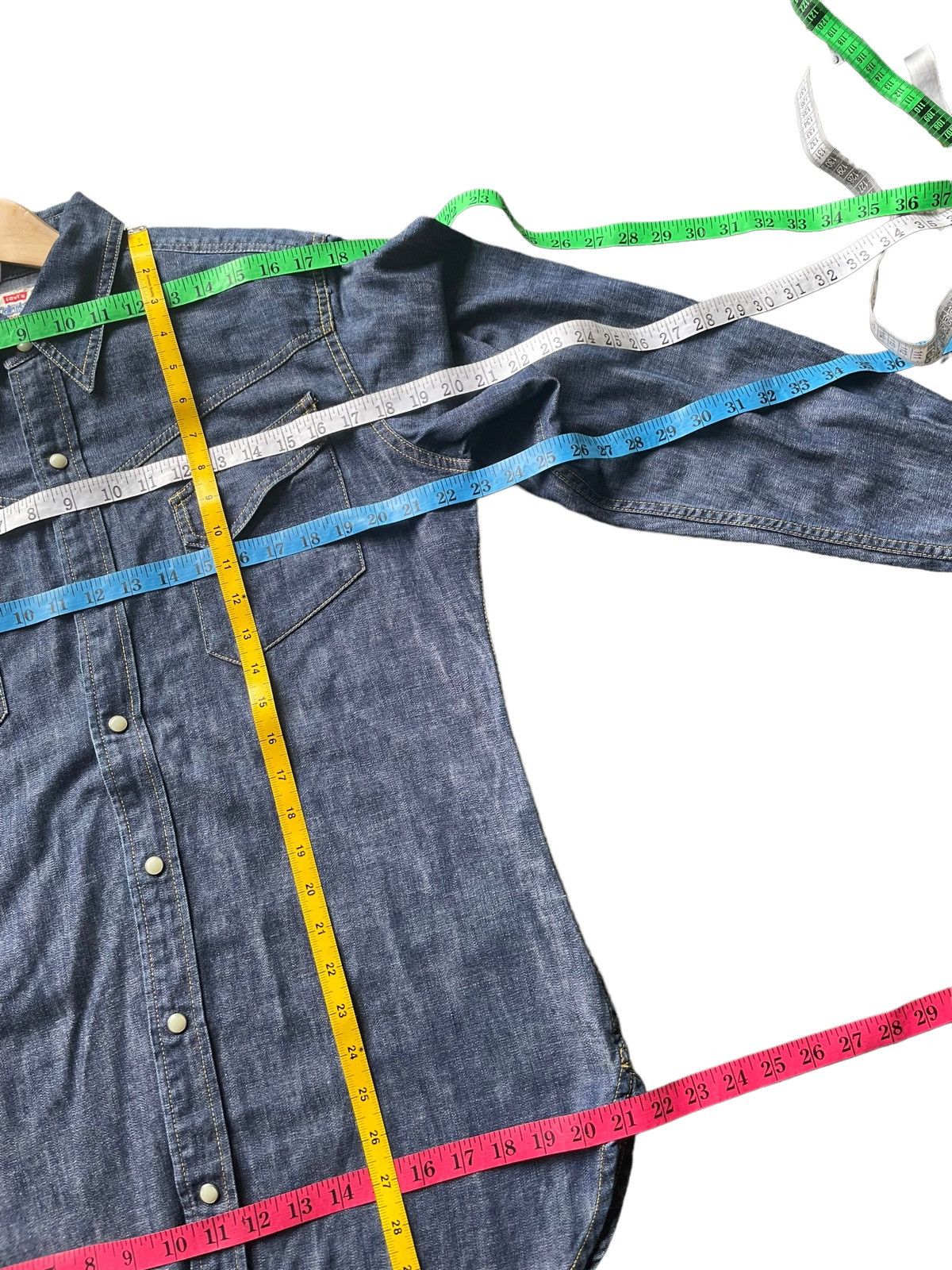Levi's Vintage 1998 Levis Western Shirt Size US L / EU 52-54 / 3 - 10 Thumbnail