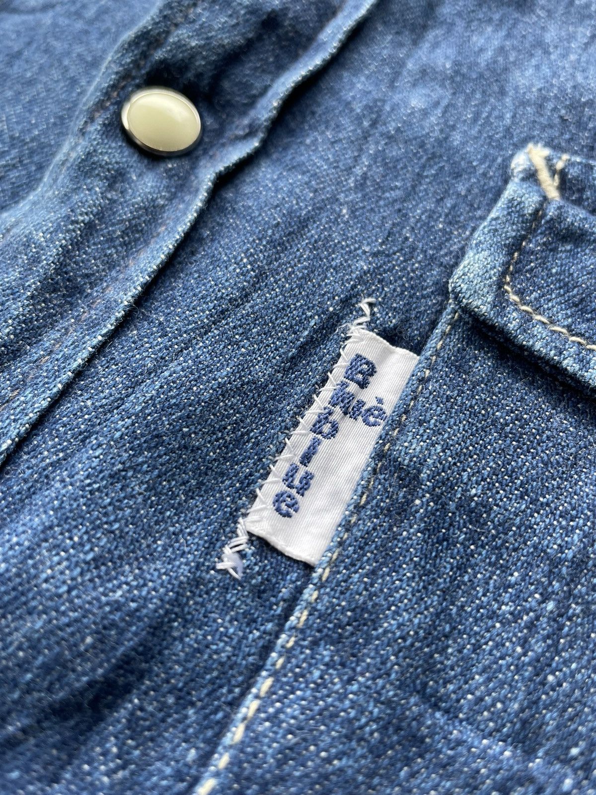 Blue Blue Japan × Japanese Brand Blue Blue Japan Denim Shirt Size US M / EU 48-50 / 2 - 9 Thumbnail