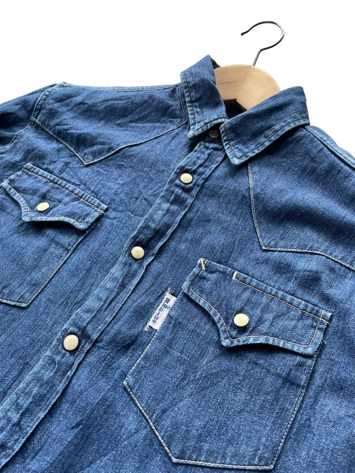 Blue Blue Japan × Japanese Brand Blue Blue Japan Denim Shirt Size US M / EU 48-50 / 2 - 4 Thumbnail