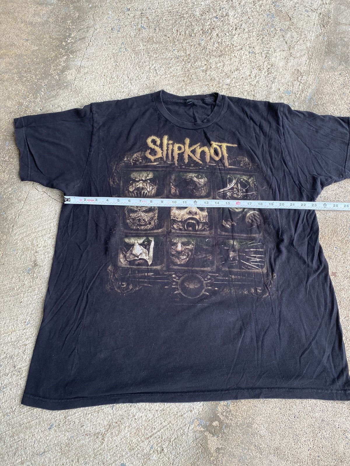 Band Tees × Slipknot × Vintage Vintage Y2K Slipknot Double Sided Metal Band Tee Shirt Size US XL / EU 56 / 4 - 8 Thumbnail