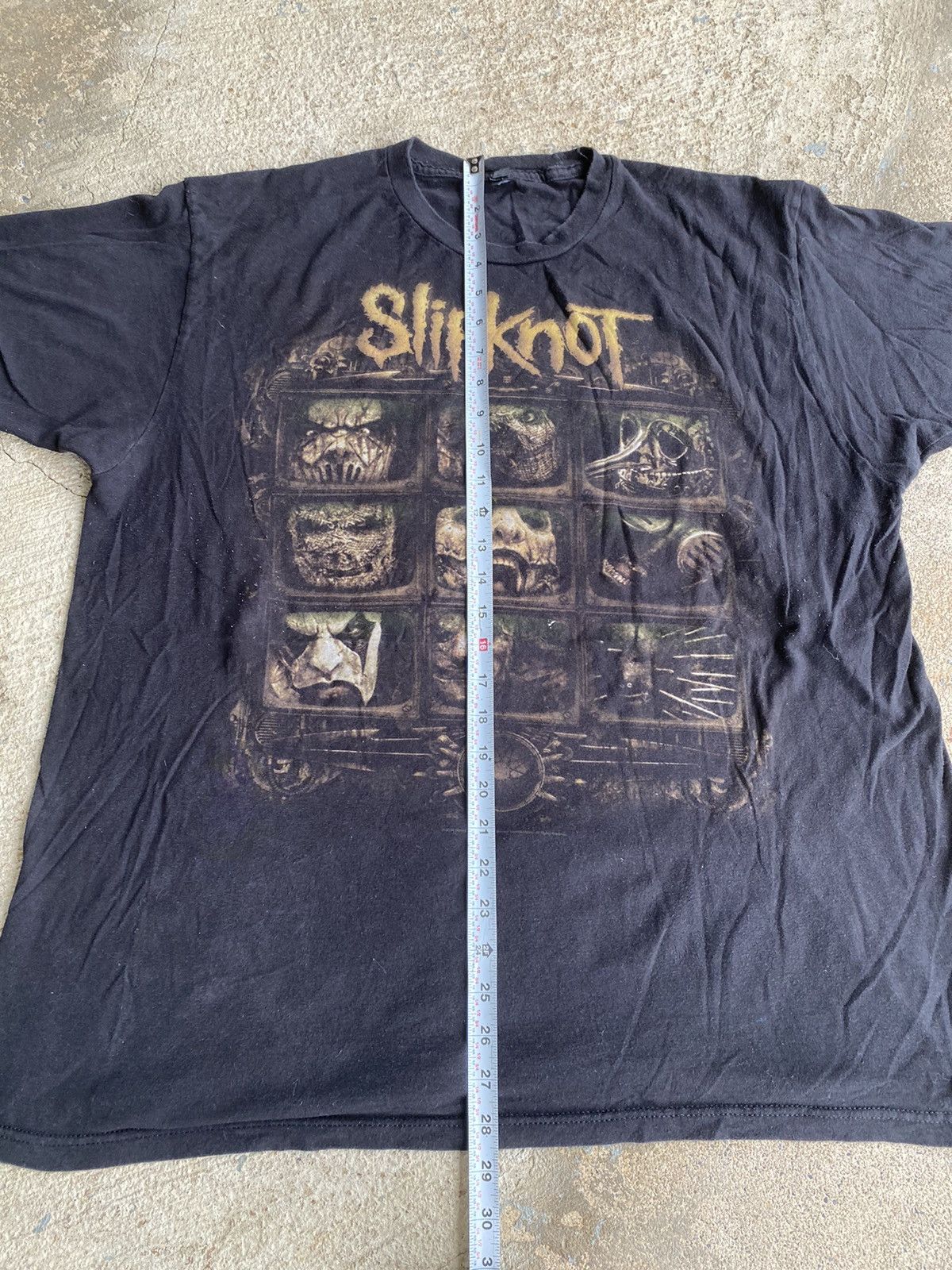 Band Tees × Slipknot × Vintage Vintage Y2K Slipknot Double Sided Metal Band Tee Shirt Size US XL / EU 56 / 4 - 7 Thumbnail