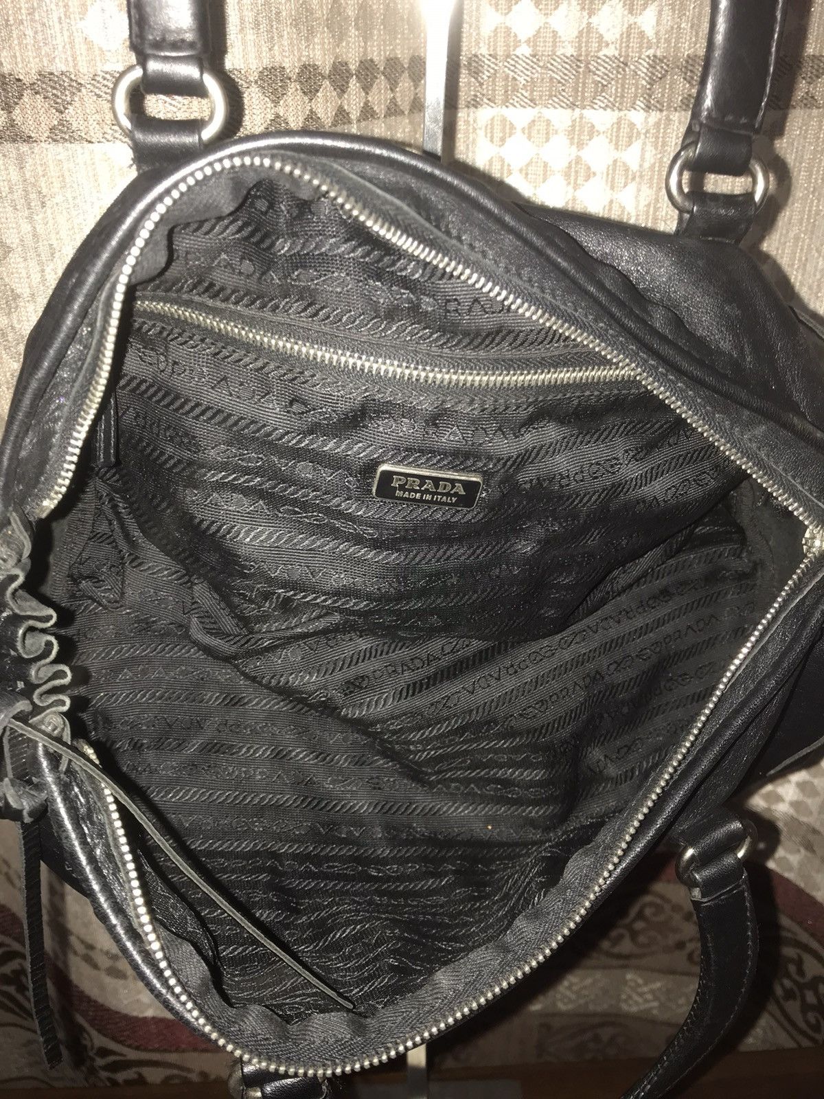 Leather × Prada Authentic PRADA Bag Hand Bag Size ONE SIZE - 14 Thumbnail