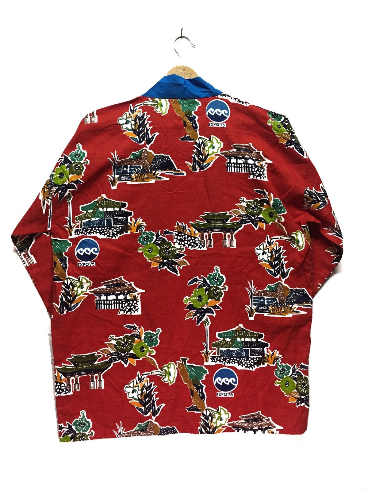 Japanese Brand Red Expo ‘75 Kimono Cardigan Village Concept Size US L / EU 52-54 / 3 - 8 Thumbnail