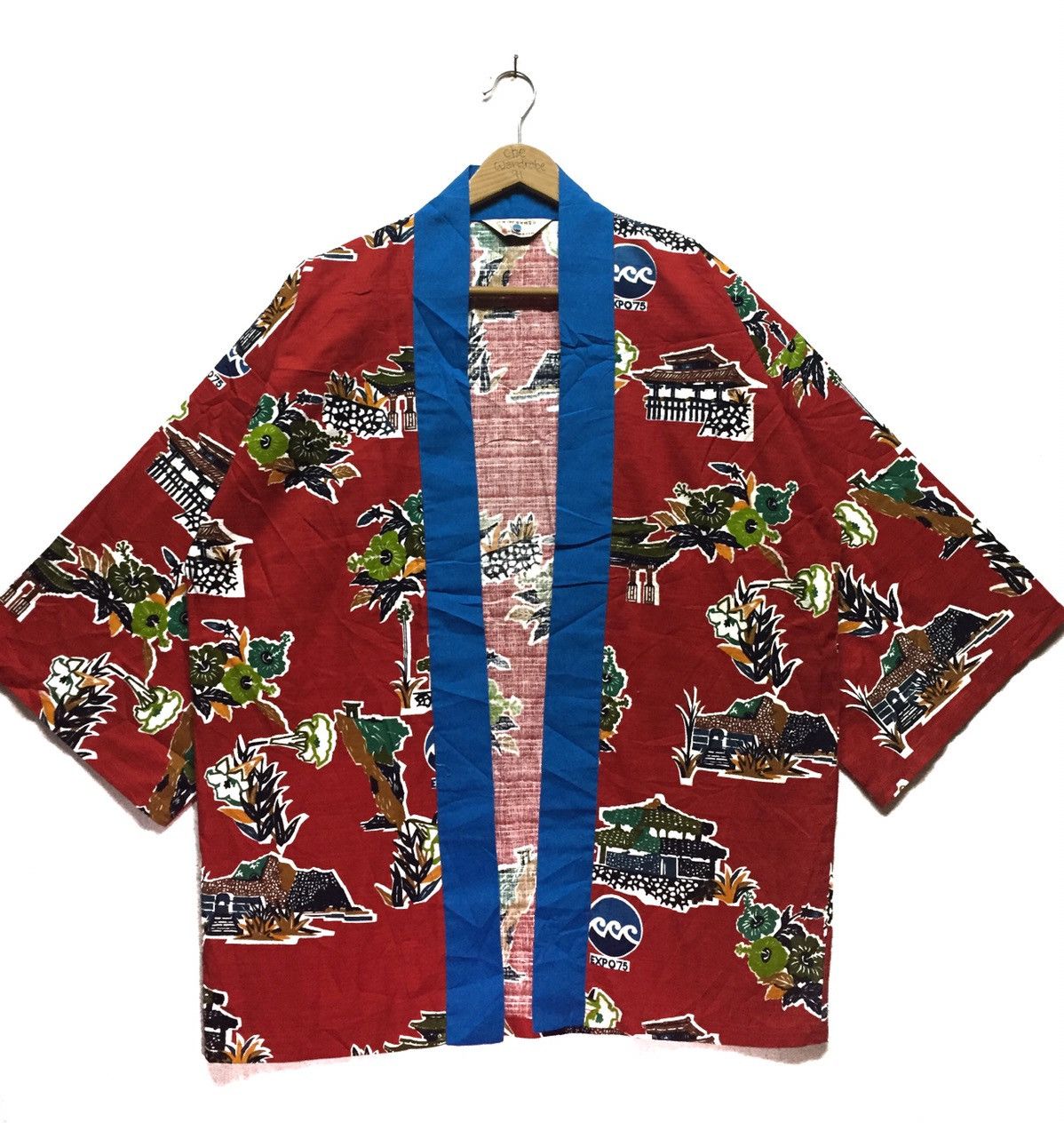 Red Expo ‘75 Kimono Cardigan Village Concept