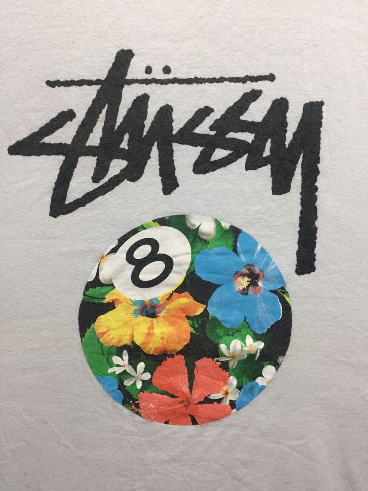 Stussy Stussy Snooker Ball #8 Flowers T Shirt Size US L / EU 52-54 / 3 - 5 Thumbnail
