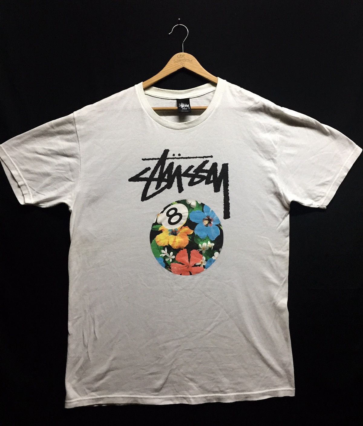 Stussy Stussy Snooker Ball #8 Flowers T Shirt Size US L / EU 52-54 / 3 - 2 Thumbnail
