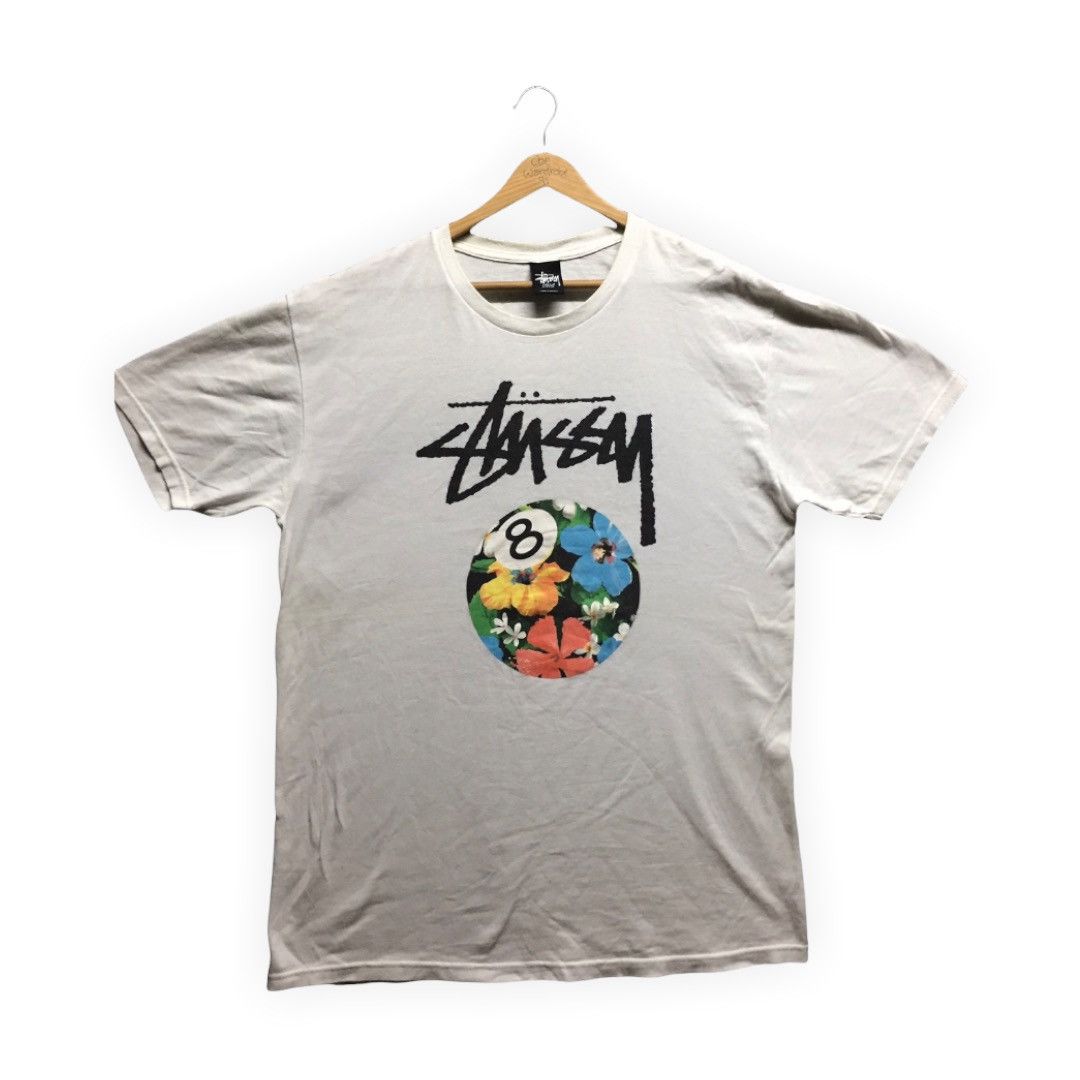 Stussy Stussy Snooker Ball #8 Flowers T Shirt Size US L / EU 52-54 / 3 - 1 Thumbnail