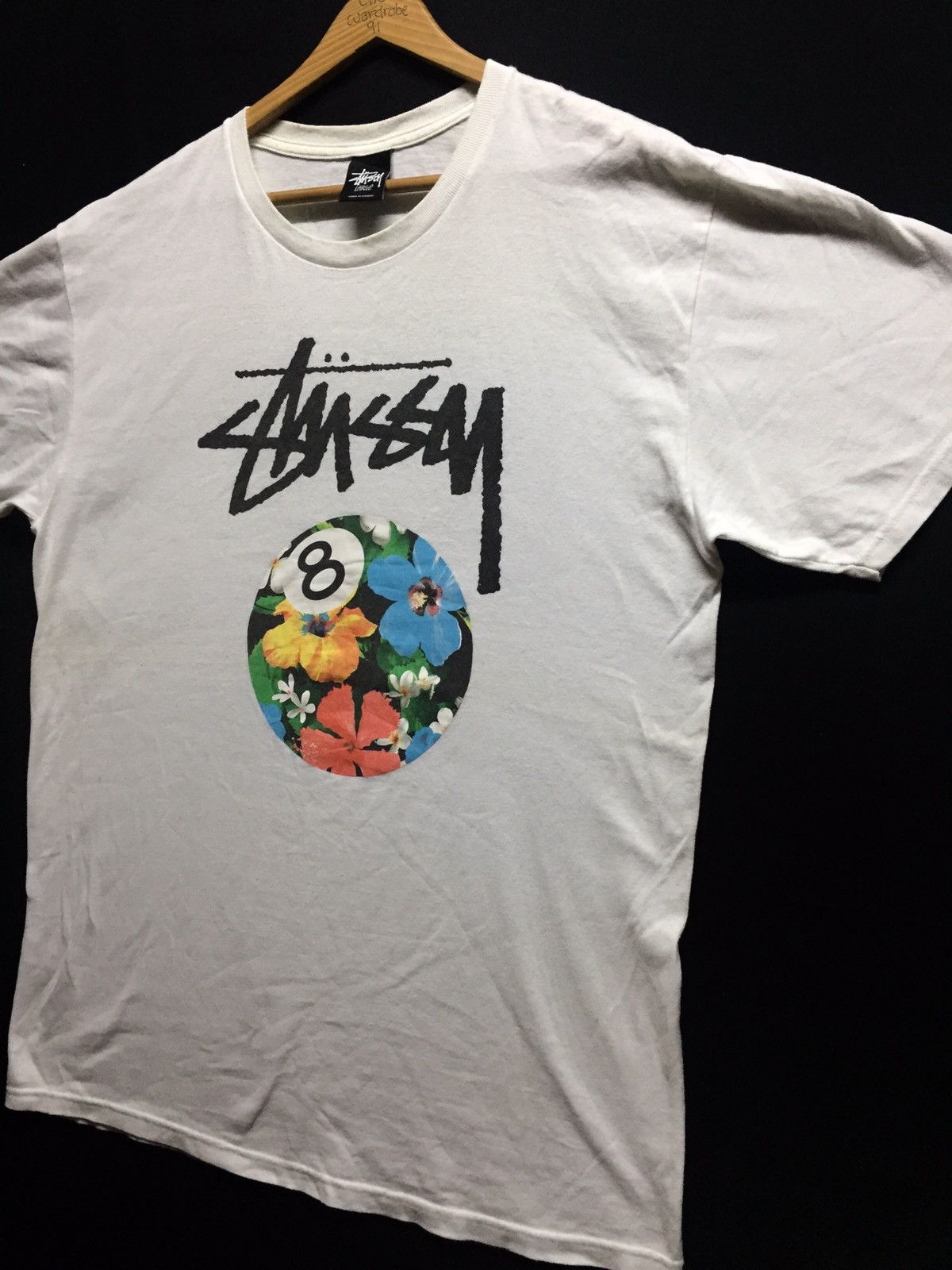 Stussy Stussy Snooker Ball #8 Flowers T Shirt Size US L / EU 52-54 / 3 - 4 Thumbnail