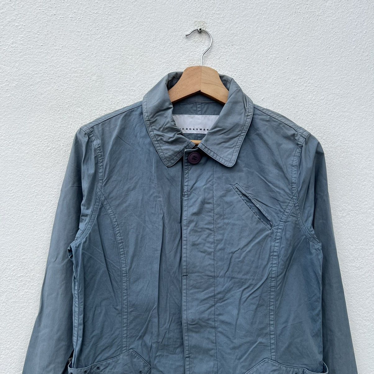 Issey Miyake RARE LONG JACKET BIKER PARACHUTE ISSEY MIYAKE SUNAOKUWAHARA Size US M / EU 48-50 / 2 - 3 Thumbnail
