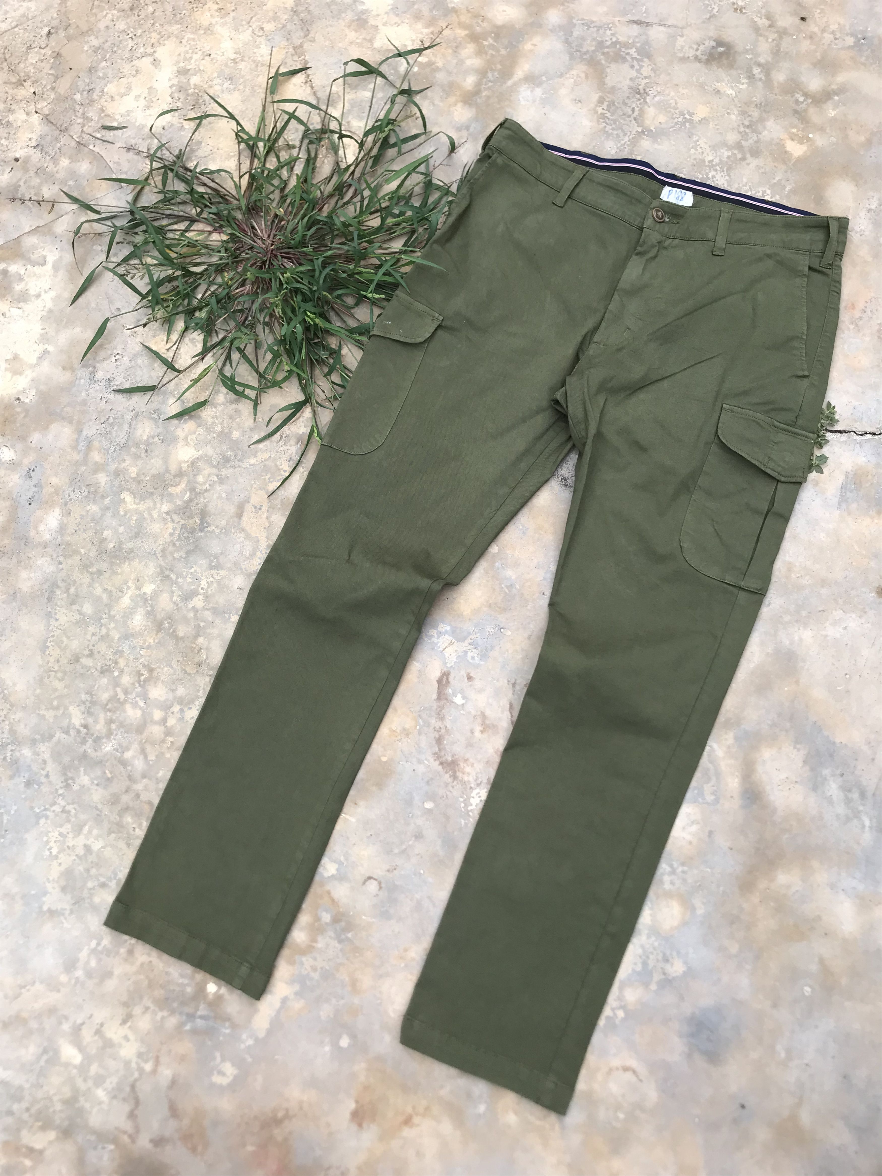 image of Edwin Jersey Cargo Pant in Green, Men's (Size 36)