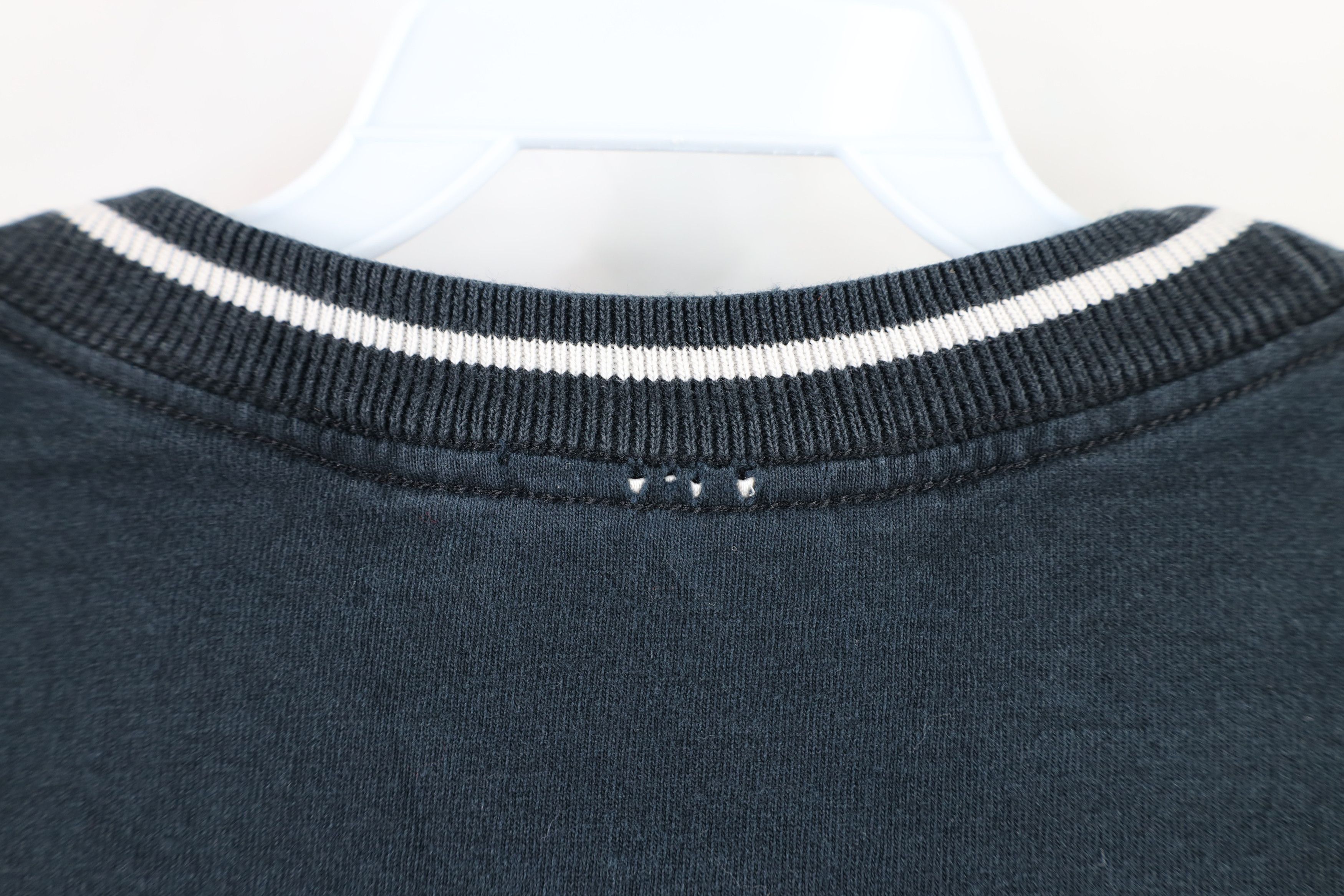 Nike × Vintage Vintage 90s Nike Scott Mini Swoosh Ringer T-Shirt Black USA Size US XXL / EU 58 / 5 - 8 Thumbnail