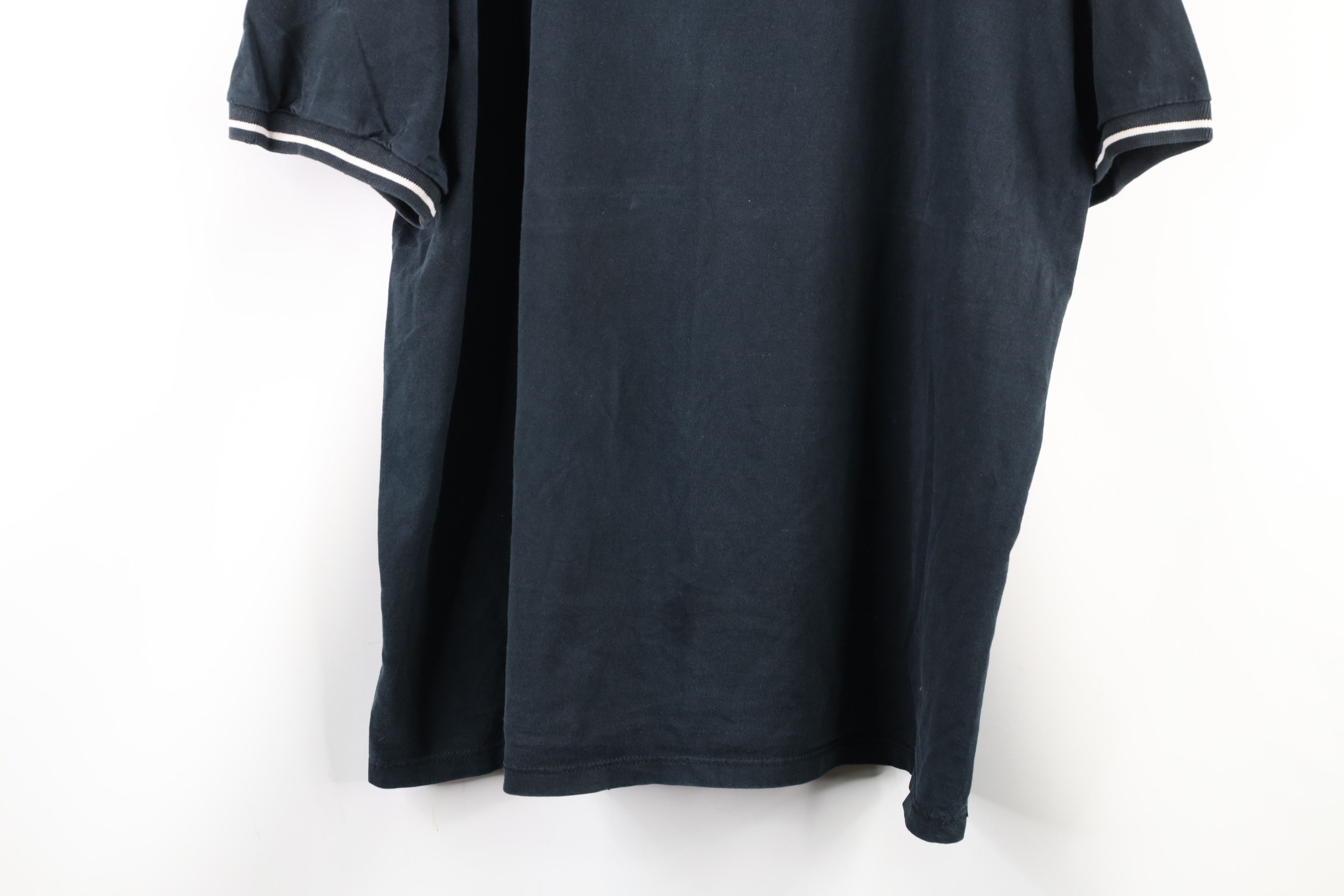 Nike × Vintage Vintage 90s Nike Scott Mini Swoosh Ringer T-Shirt Black USA Size US XXL / EU 58 / 5 - 3 Thumbnail