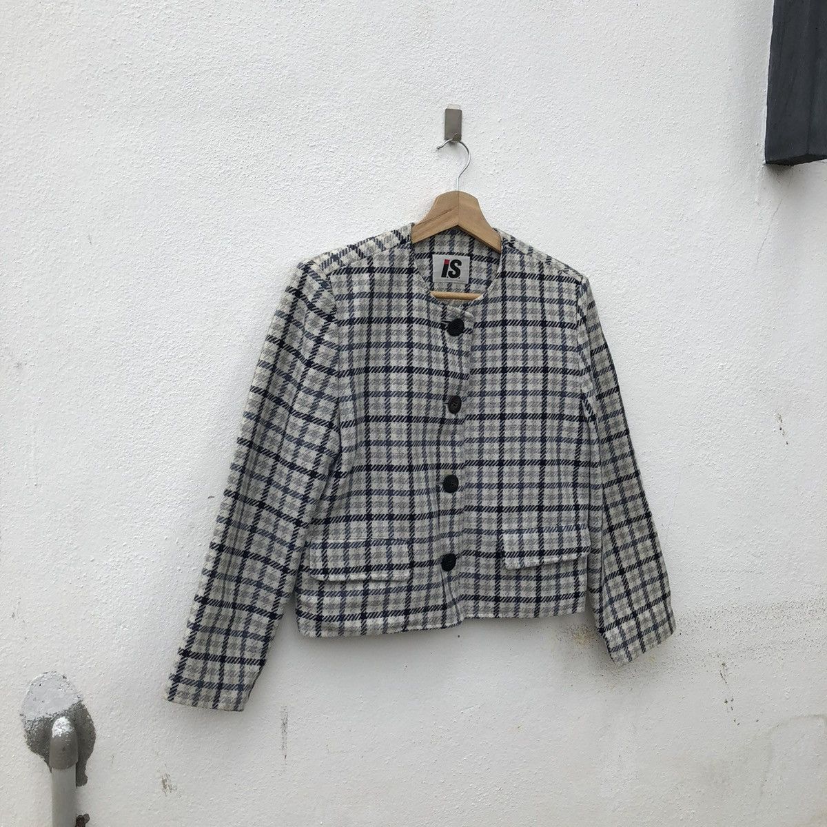 Issey Miyake ISSEY MIYAKE IS TSUMORI CHISATO TARTAN DESIGN JACKET Size US M / EU 48-50 / 2 - 2 Thumbnail
