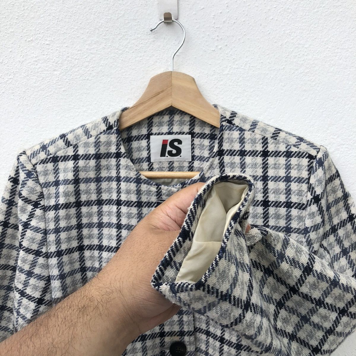 Issey Miyake ISSEY MIYAKE IS TSUMORI CHISATO TARTAN DESIGN JACKET Size US M / EU 48-50 / 2 - 7 Thumbnail