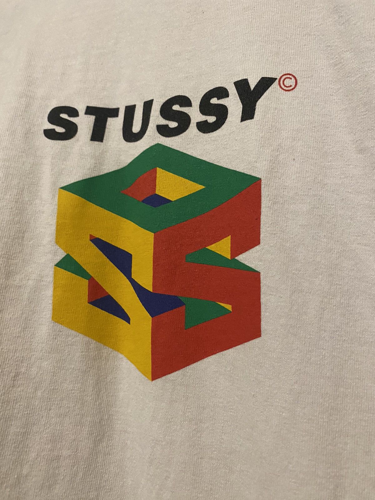 Stussy Stussy Cube Tee Size US XL / EU 56 / 4 - 2 Thumbnail