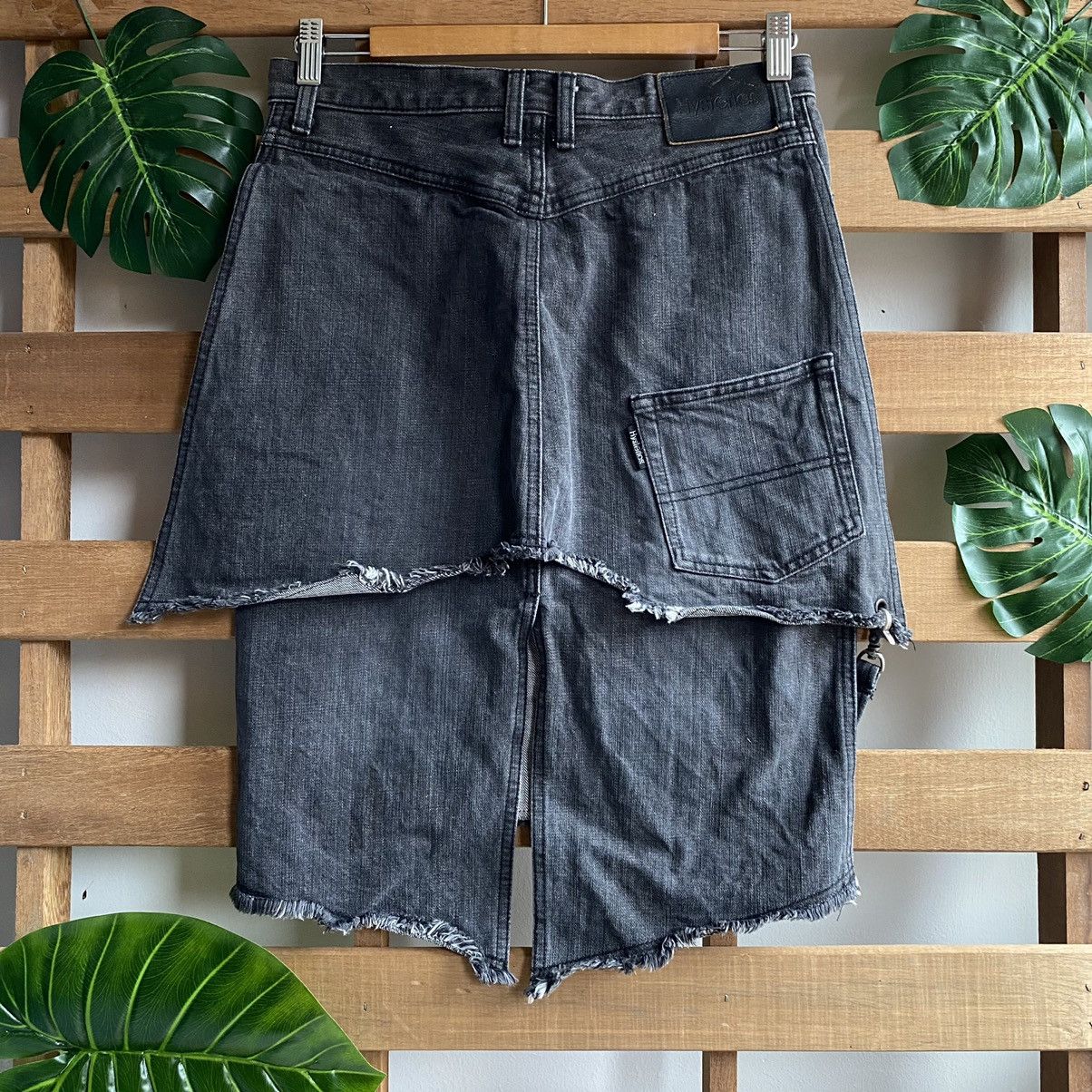 Hysteric Glamour × Japanese Brand Hysteric Glamour Bondage Black Denim Skirt Punk Seditionarie Size 30" / US 8 / IT 44 - 7 Thumbnail