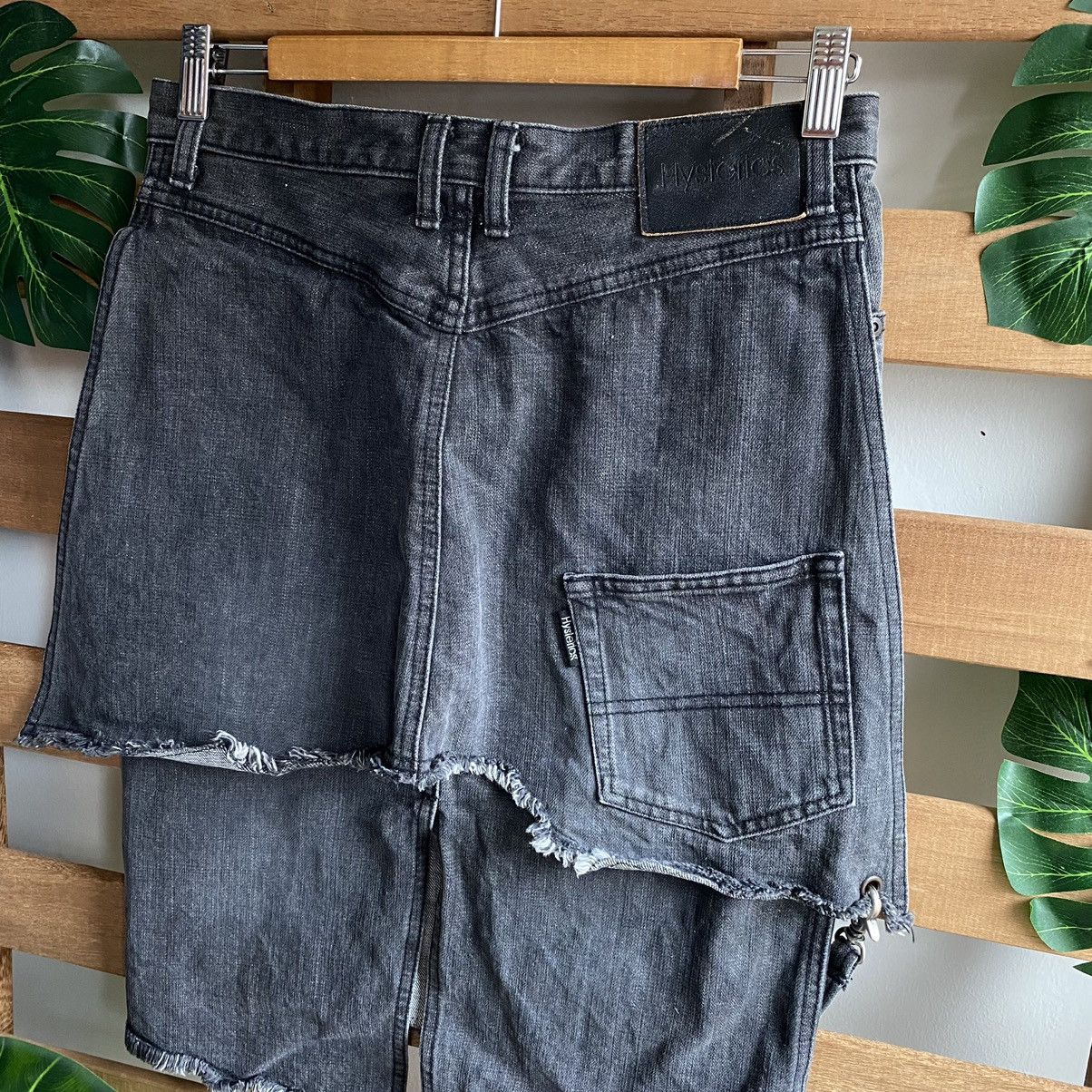Hysteric Glamour × Japanese Brand Hysteric Glamour Bondage Black Denim Skirt Punk Seditionarie Size 30" / US 8 / IT 44 - 8 Thumbnail