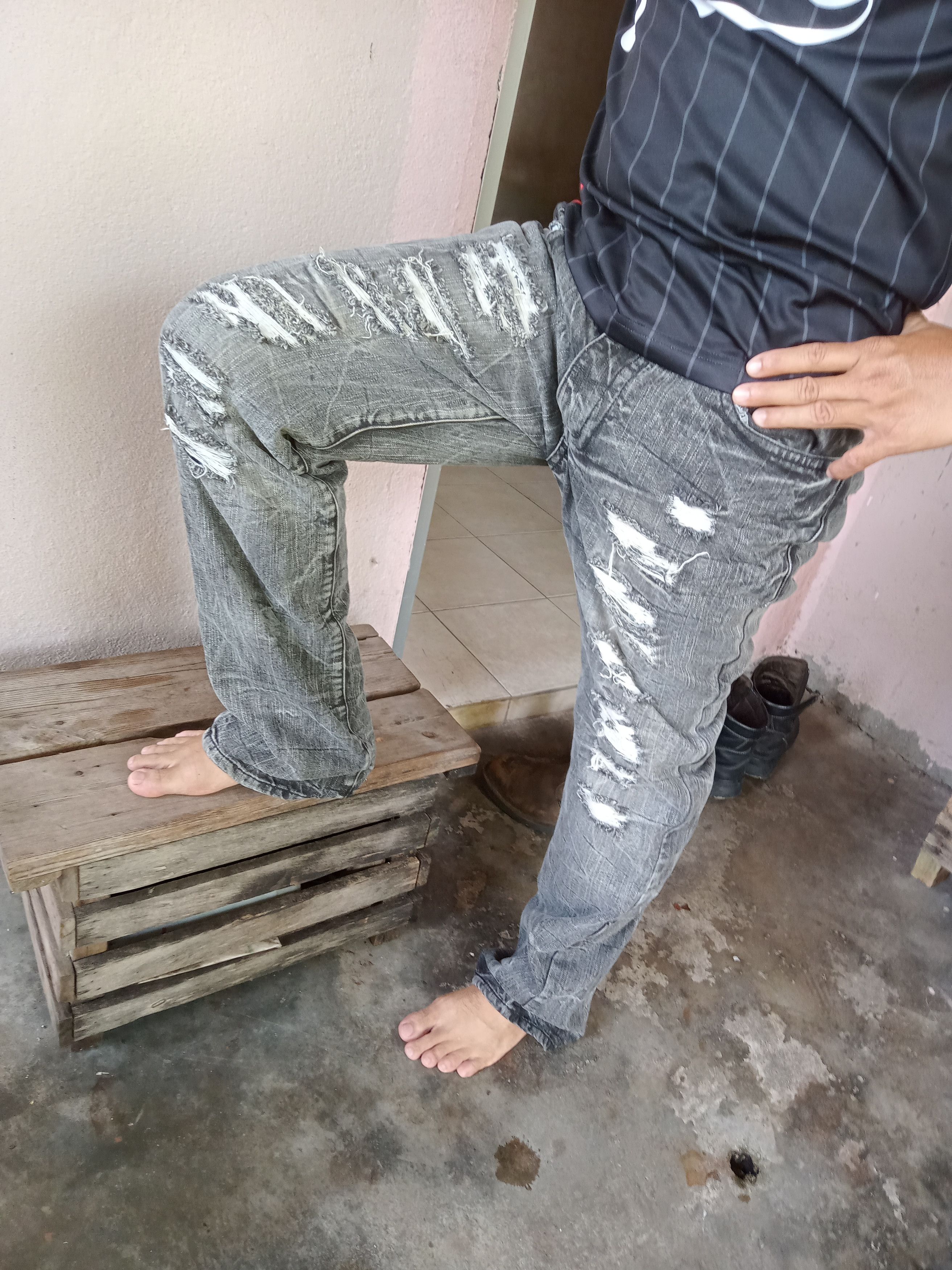 Other Assured Joy Statement Pants Jeans Size US 32 / EU 48 - 15 Thumbnail