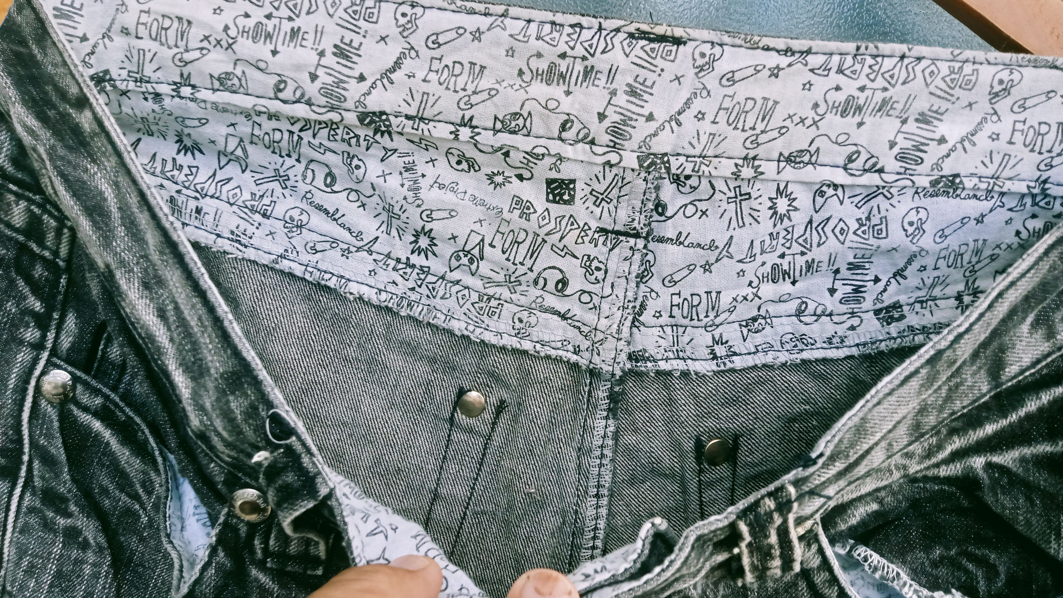 Other Assured Joy Statement Pants Jeans Size US 32 / EU 48 - 7 Thumbnail