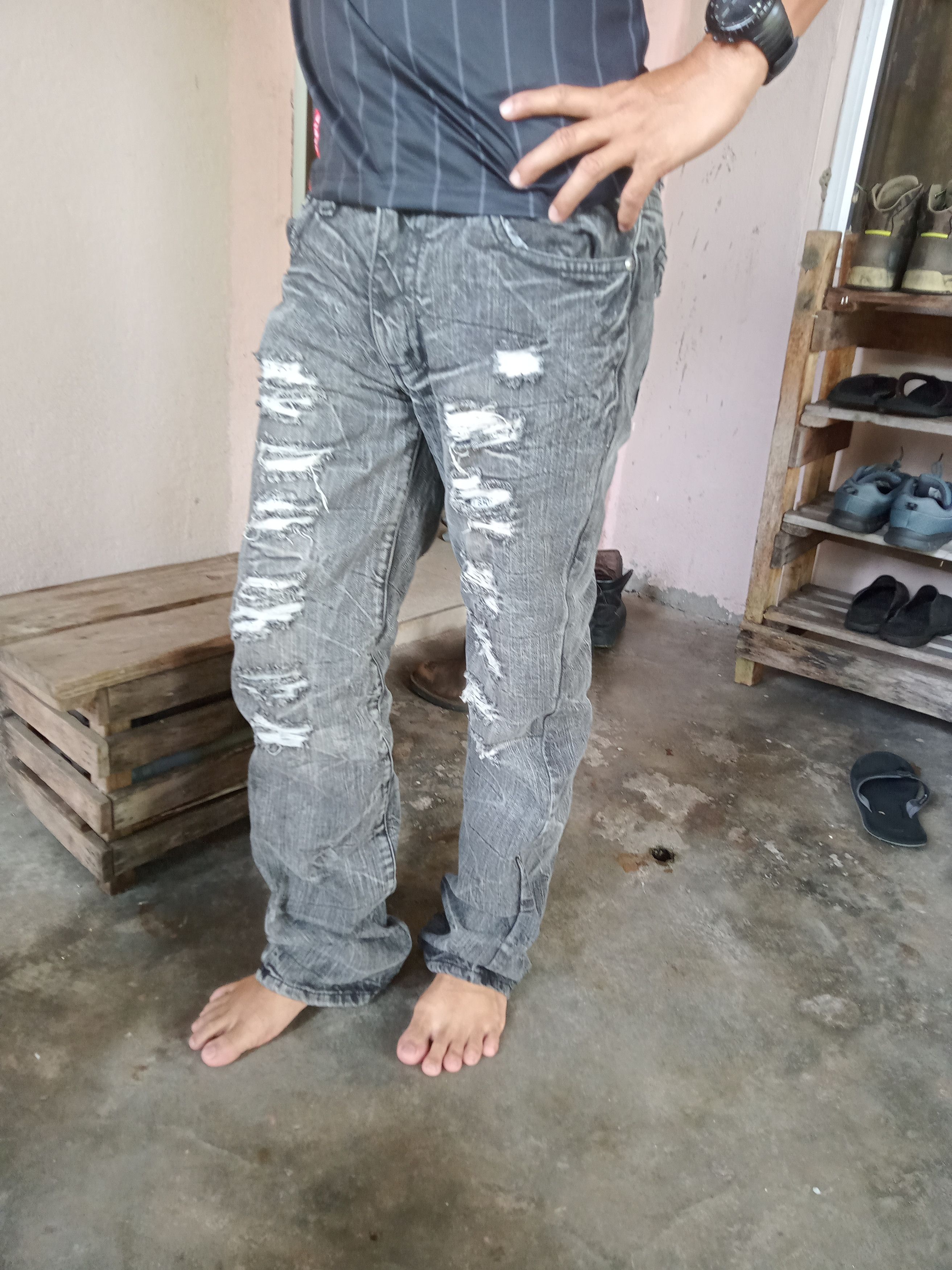 Other Assured Joy Statement Pants Jeans Size US 32 / EU 48 - 13 Thumbnail
