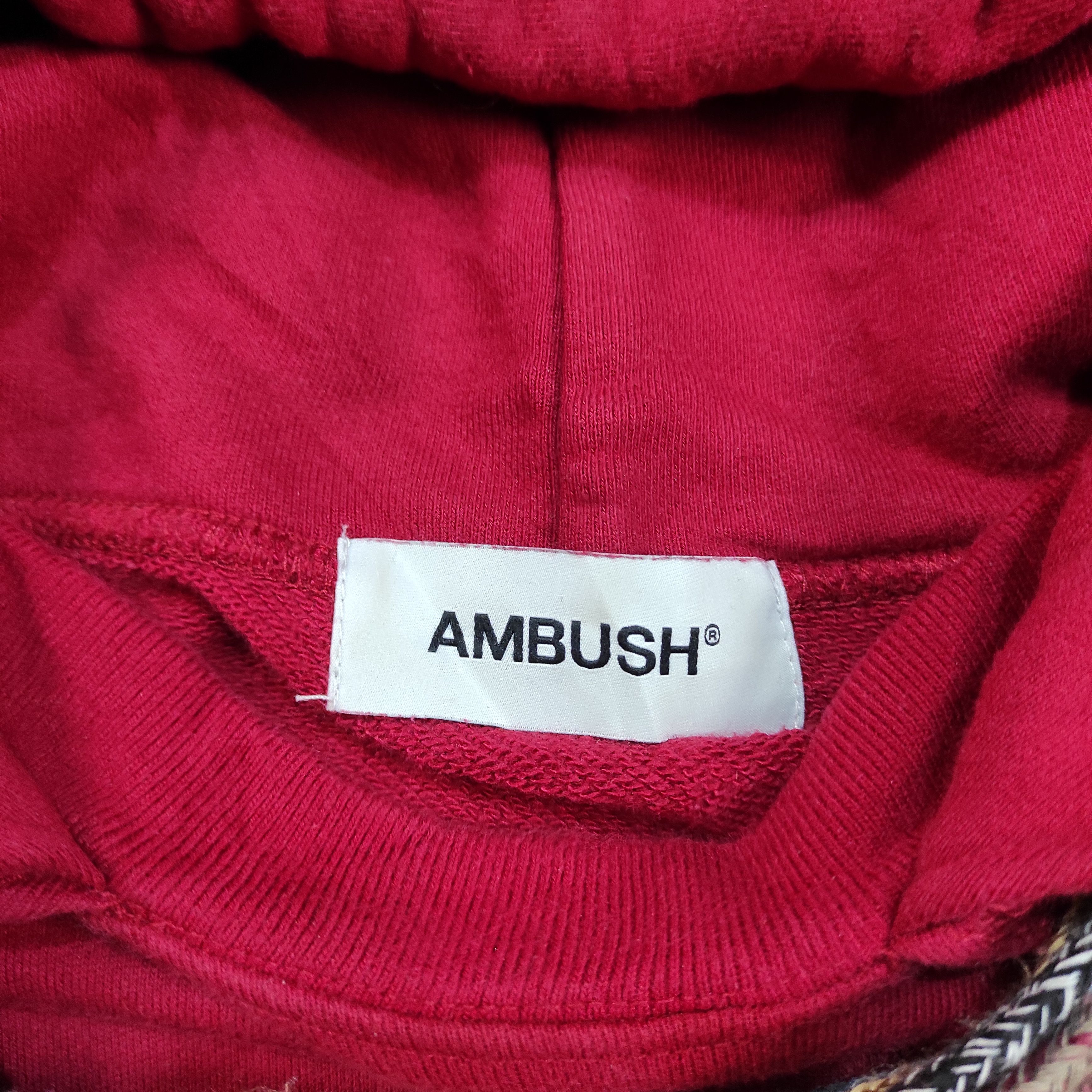 Ambush Design AMBUSH MULTICOLORED FLOCKED HOODIE Size US L / EU 52-54 / 3 - 6 Thumbnail