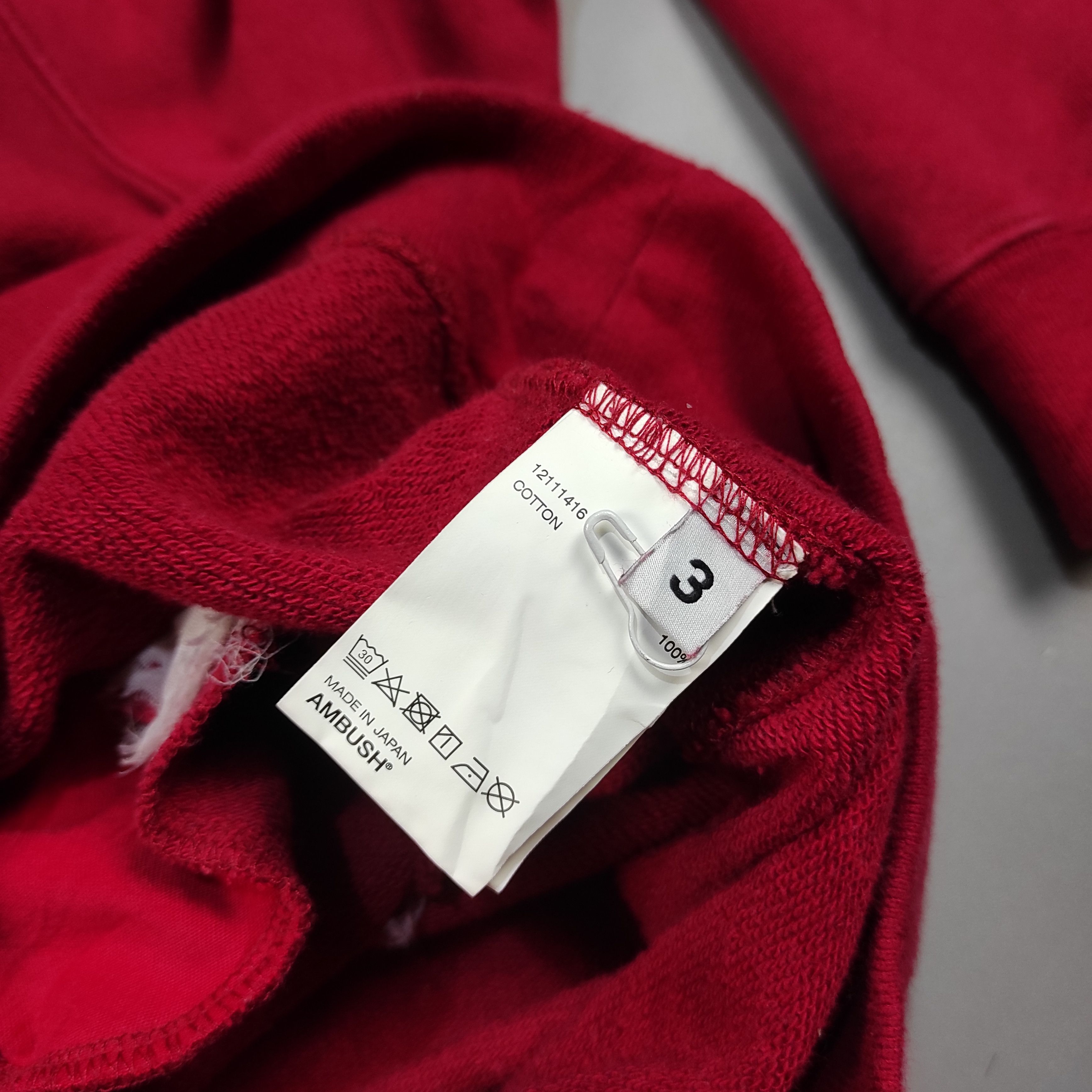 Ambush Design AMBUSH MULTICOLORED FLOCKED HOODIE Size US L / EU 52-54 / 3 - 7 Thumbnail