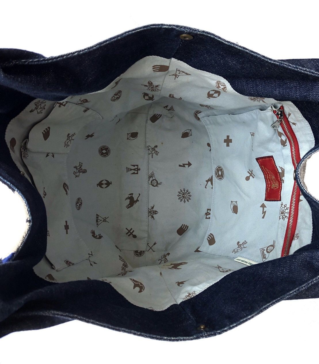 Indian Motorcycle Indian Motorcycle Denim Tote Bag Size ONE SIZE - 19 Thumbnail