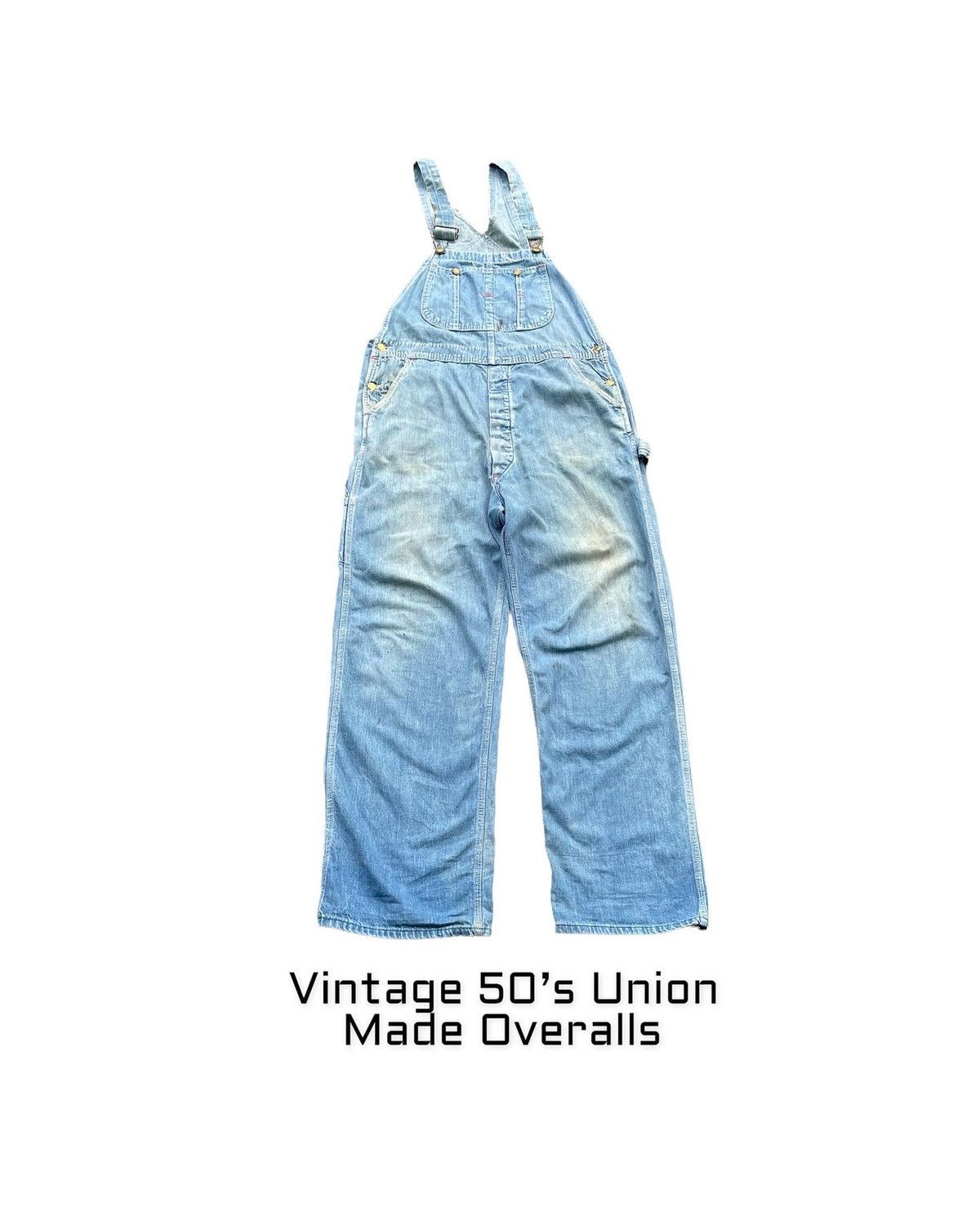 Vintage Vintage 50’s UNION MADE Overalls Size US 38 / EU 54 - 1 Thumbnail