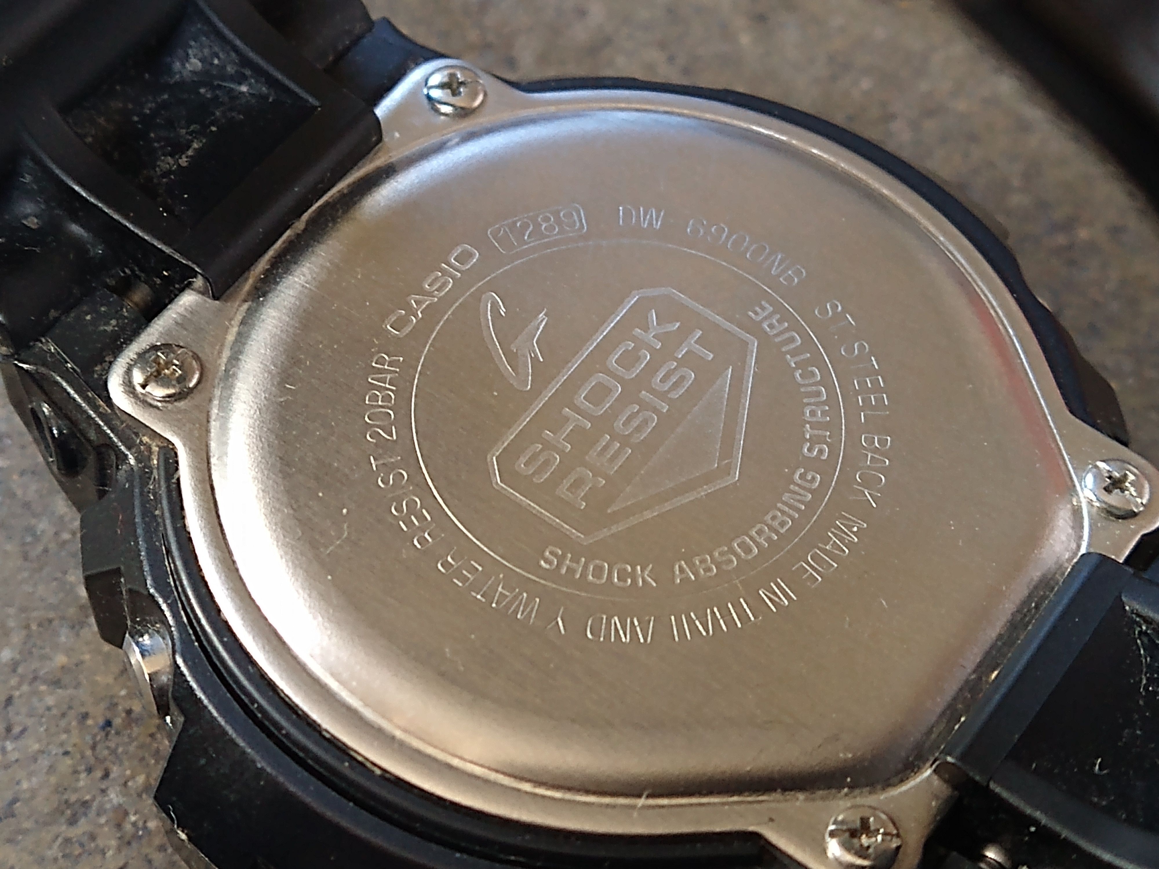 Casio × G Shock Casio G-Shock DW-6900NB-1 Watch Black Silver Size ONE SIZE - 12 Thumbnail