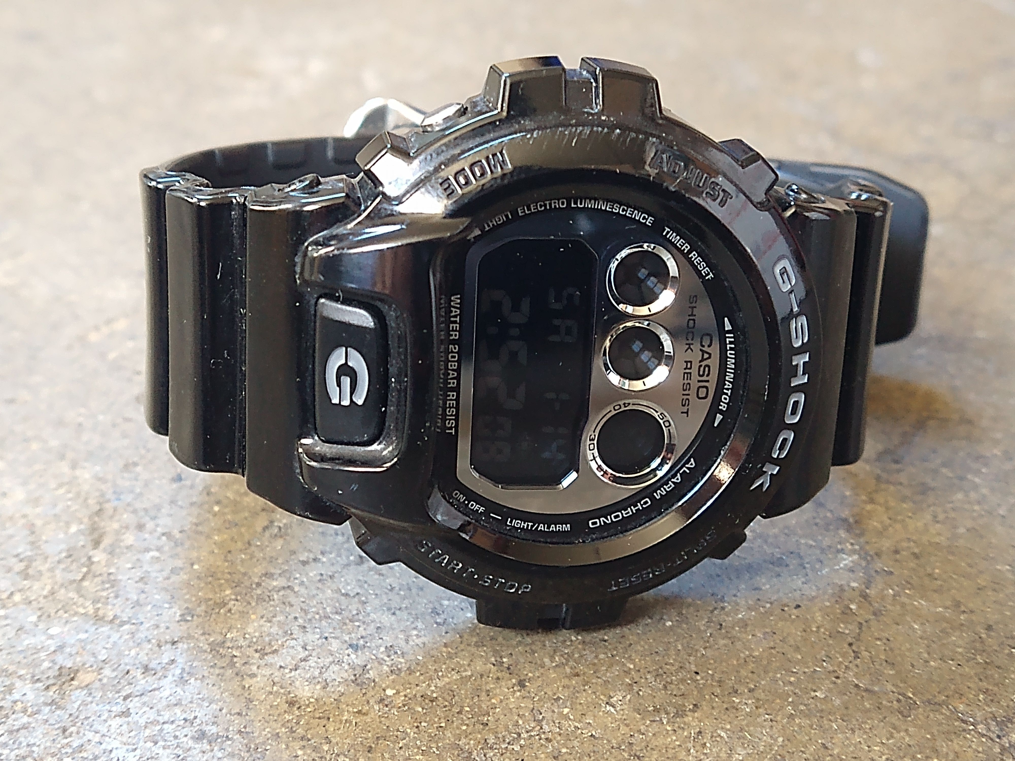 Casio × G Shock Casio G-Shock DW-6900NB-1 Watch Black Silver Size ONE SIZE - 4 Thumbnail